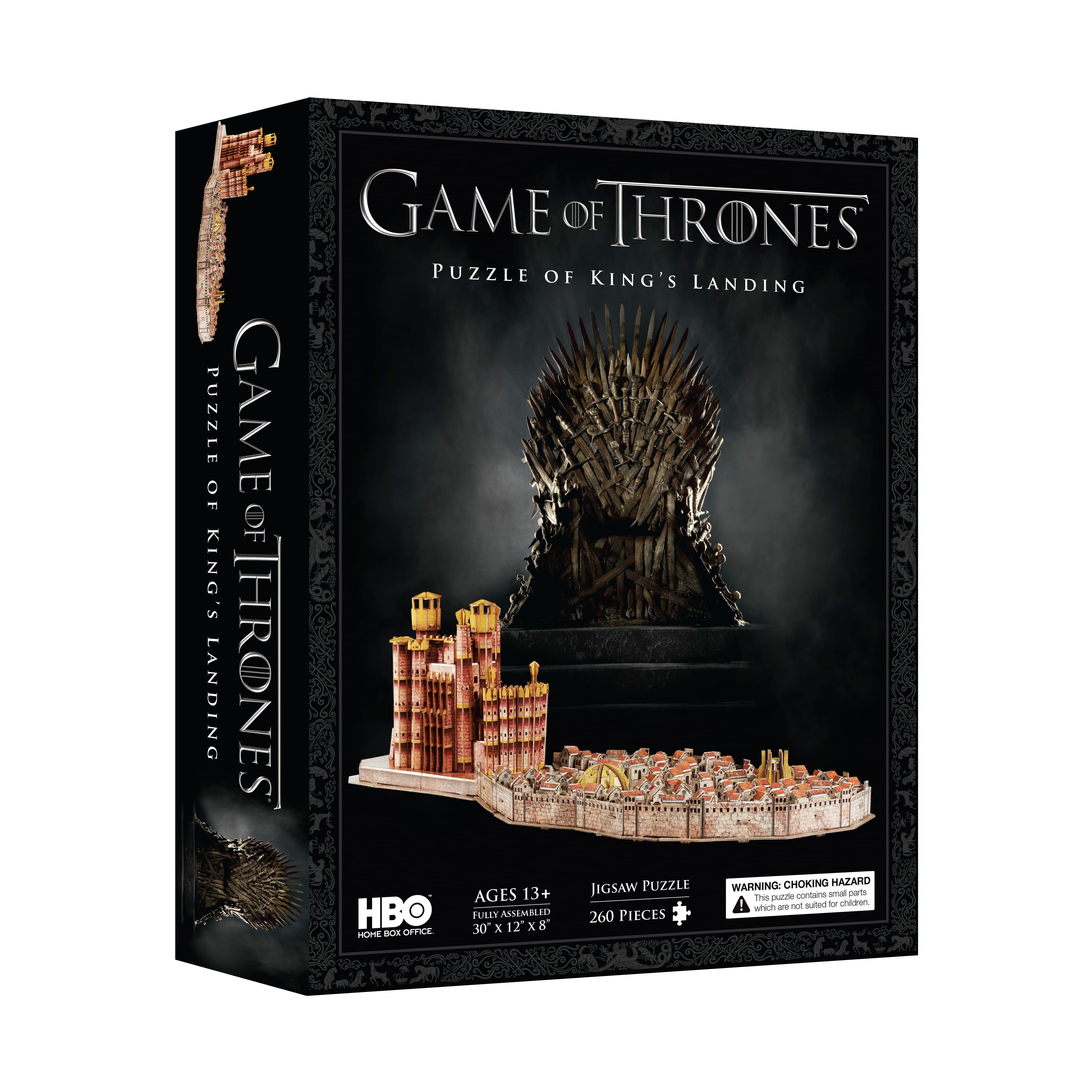 4D™ Cityscape Game of Thrones™ King's Landing 3D 260 Piece Puzzle