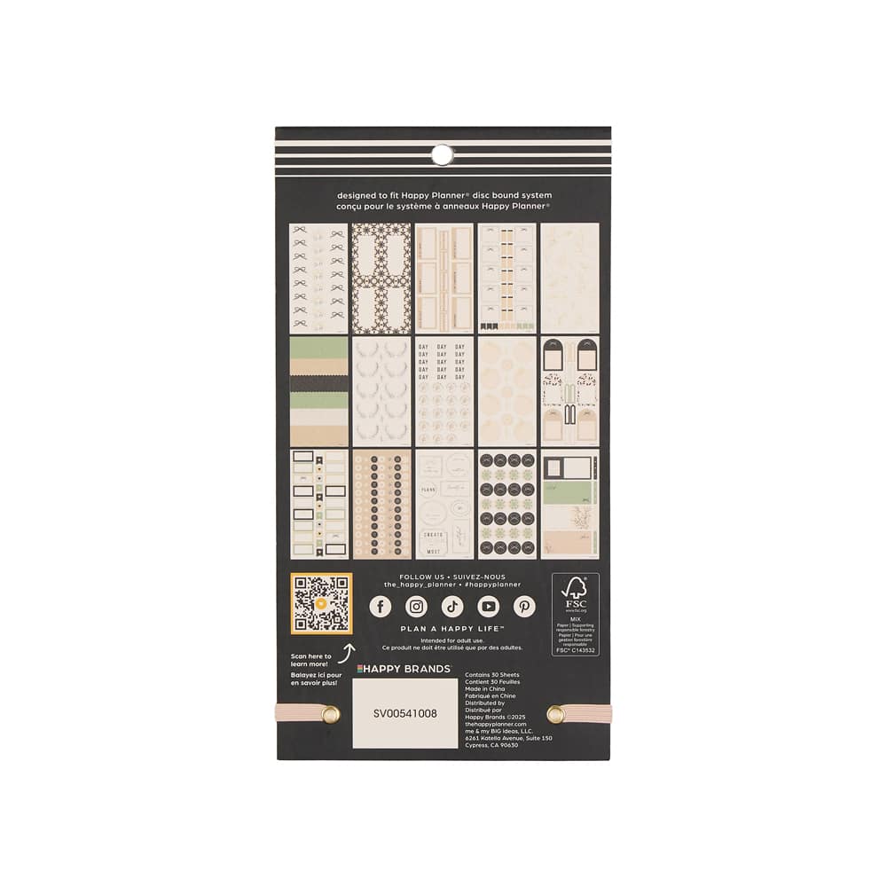 The Classic Happy Planner&#xAE; Heritage Charm Sticker Book