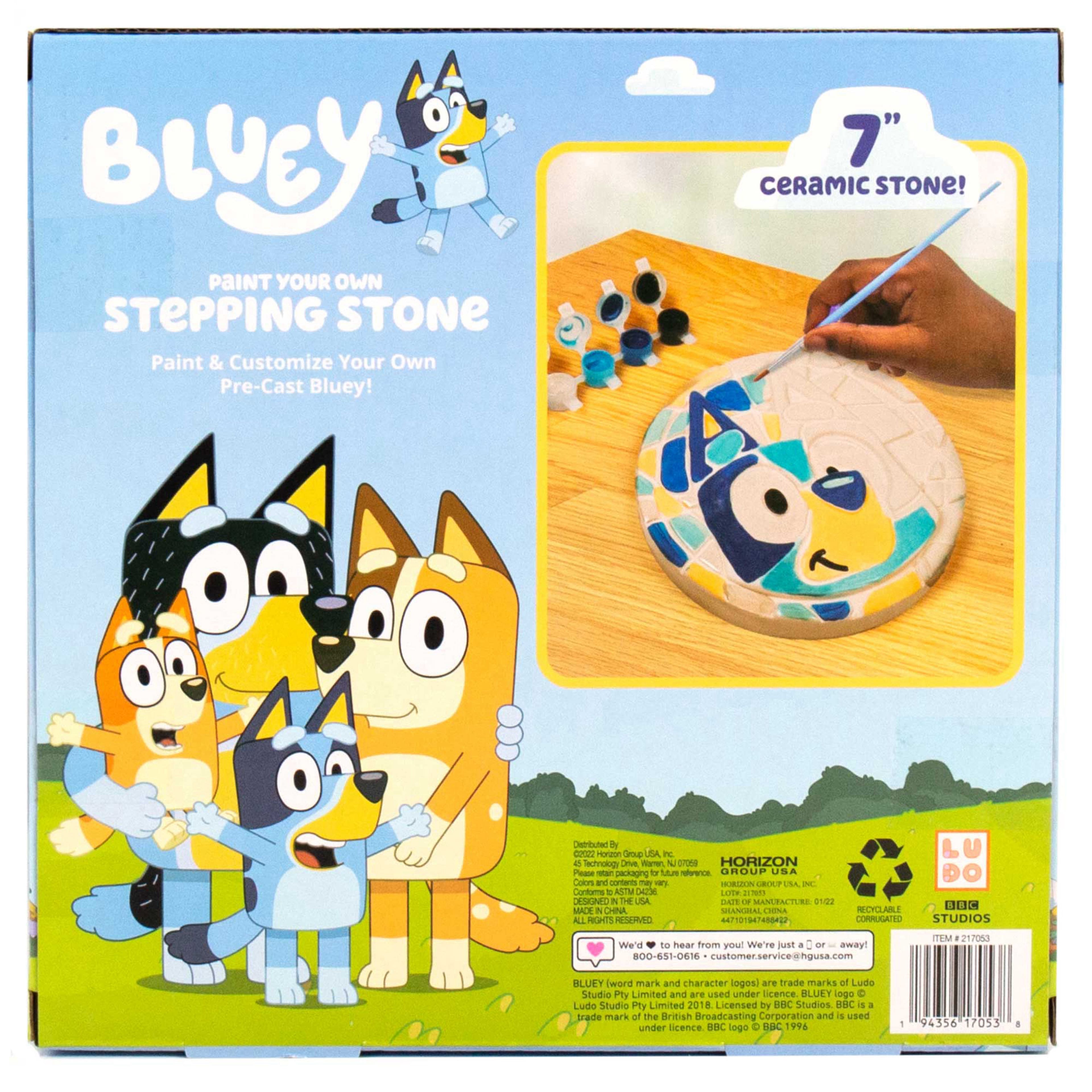 Bluey Paint Your Own Stepping Stone Kit