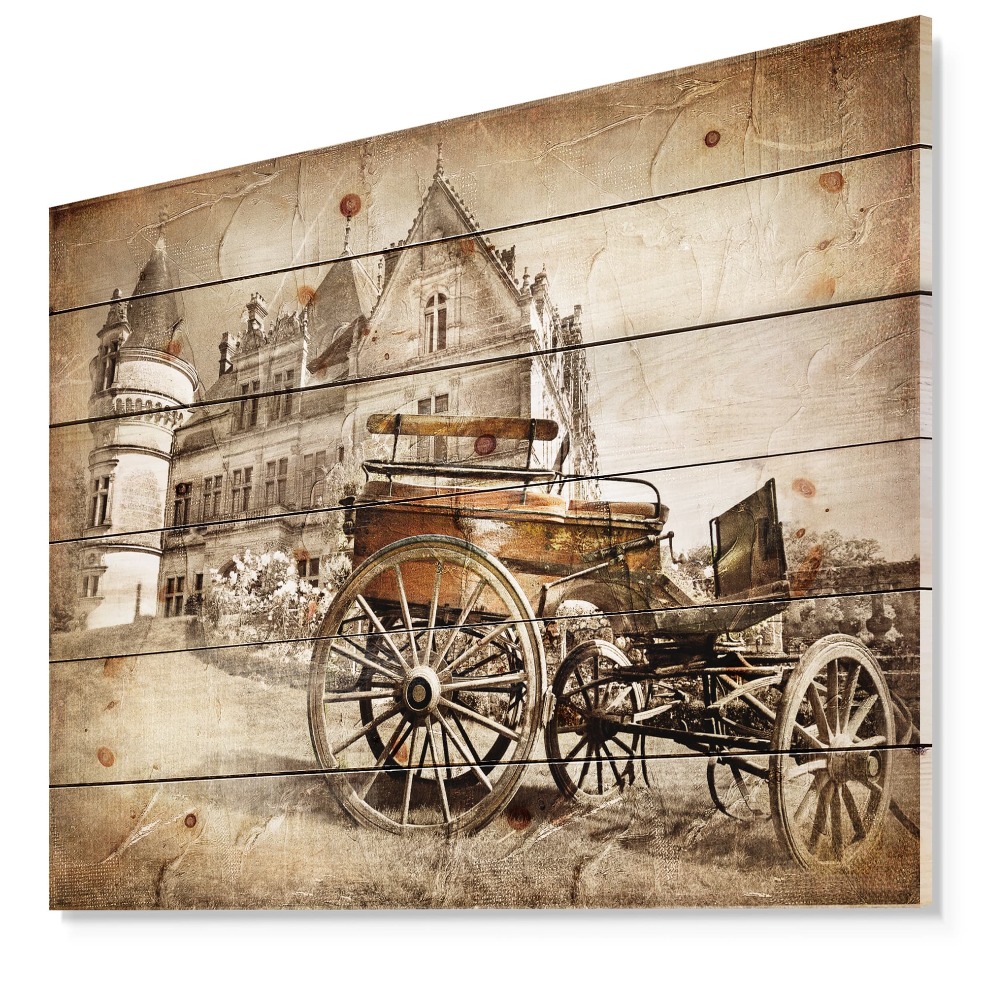 Designart - Medieval Castle with Carriage