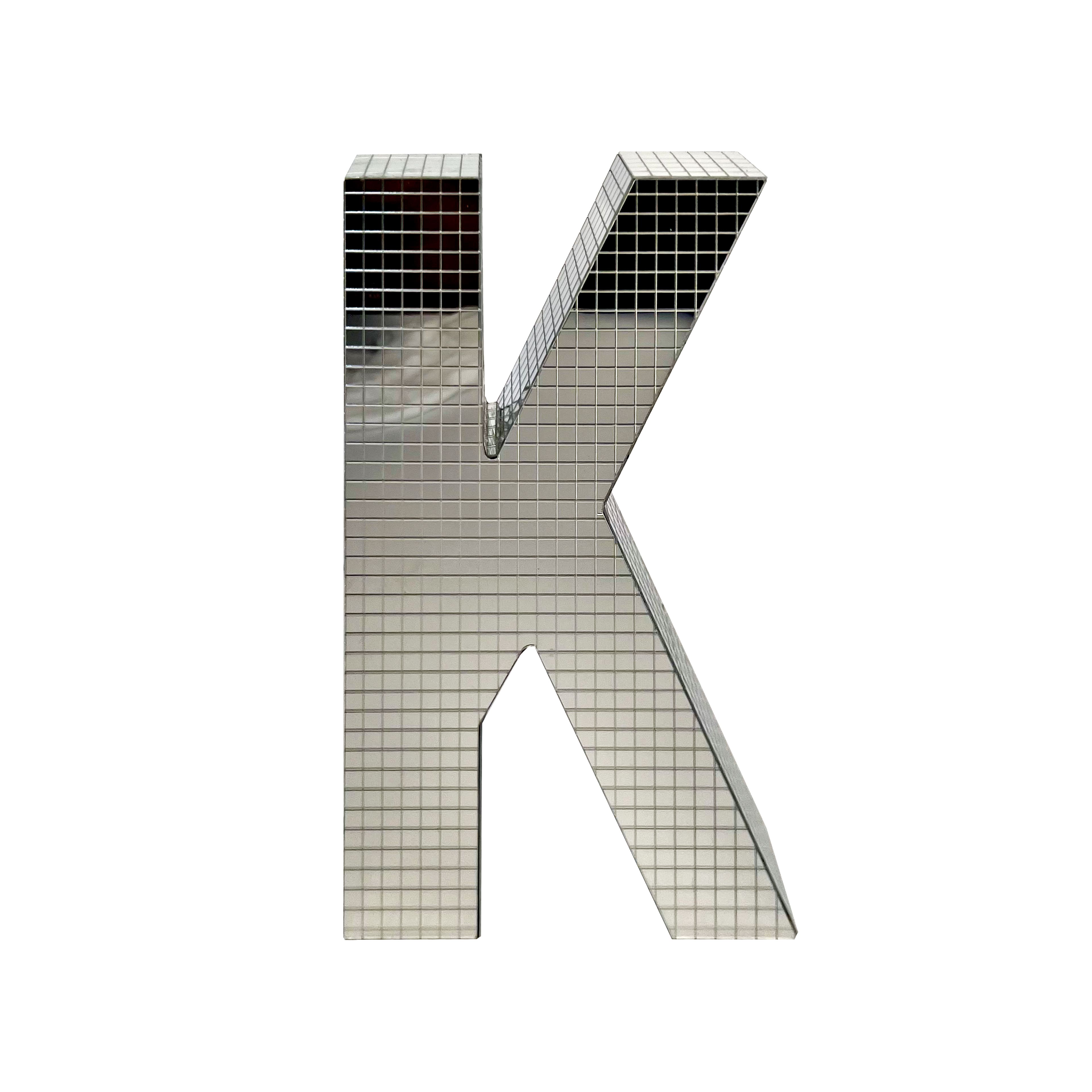 7.75&#x22; Silver Disco Monogram Letter by Ashland&#xAE;