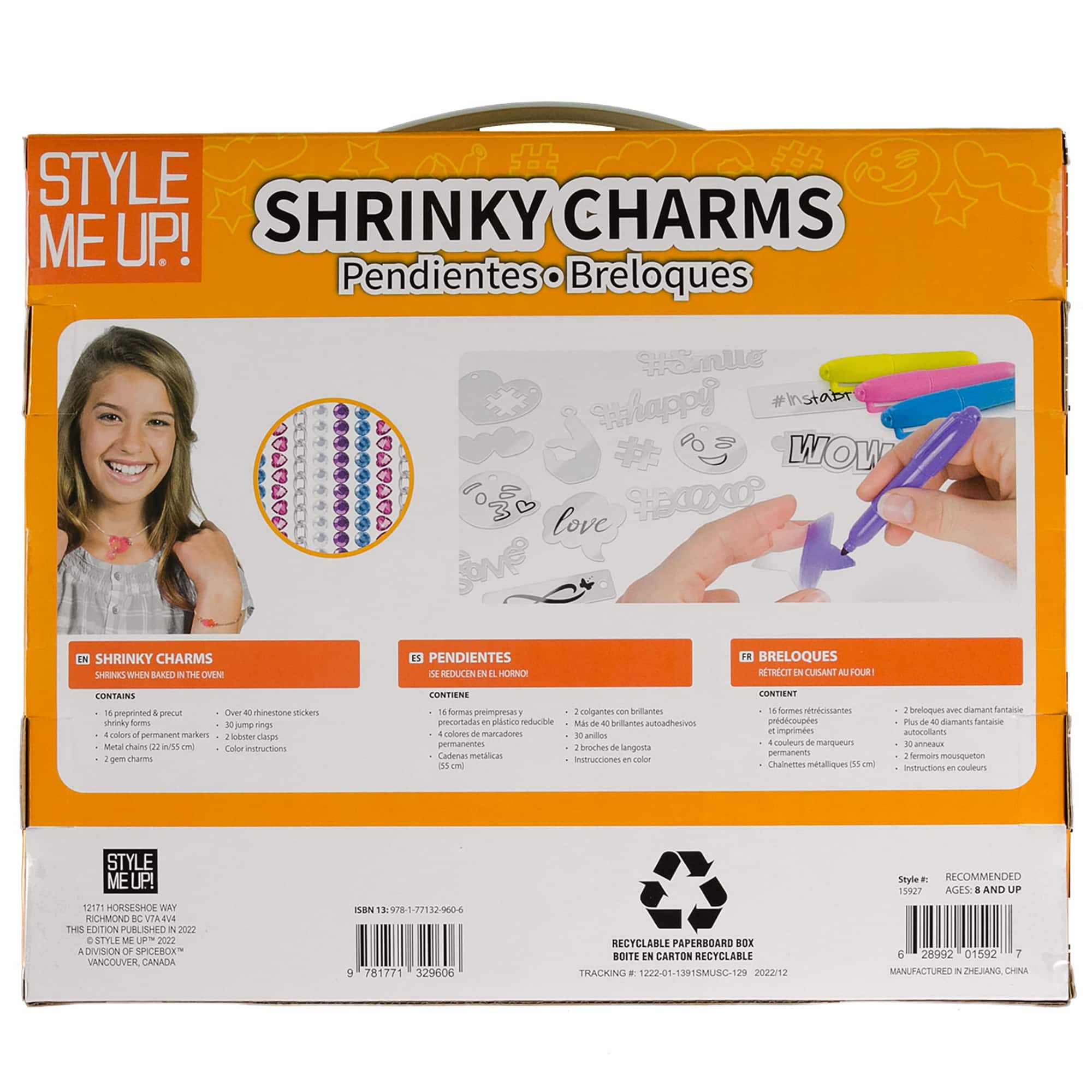 Style Me Up! Shrinky Charms Activity Kit