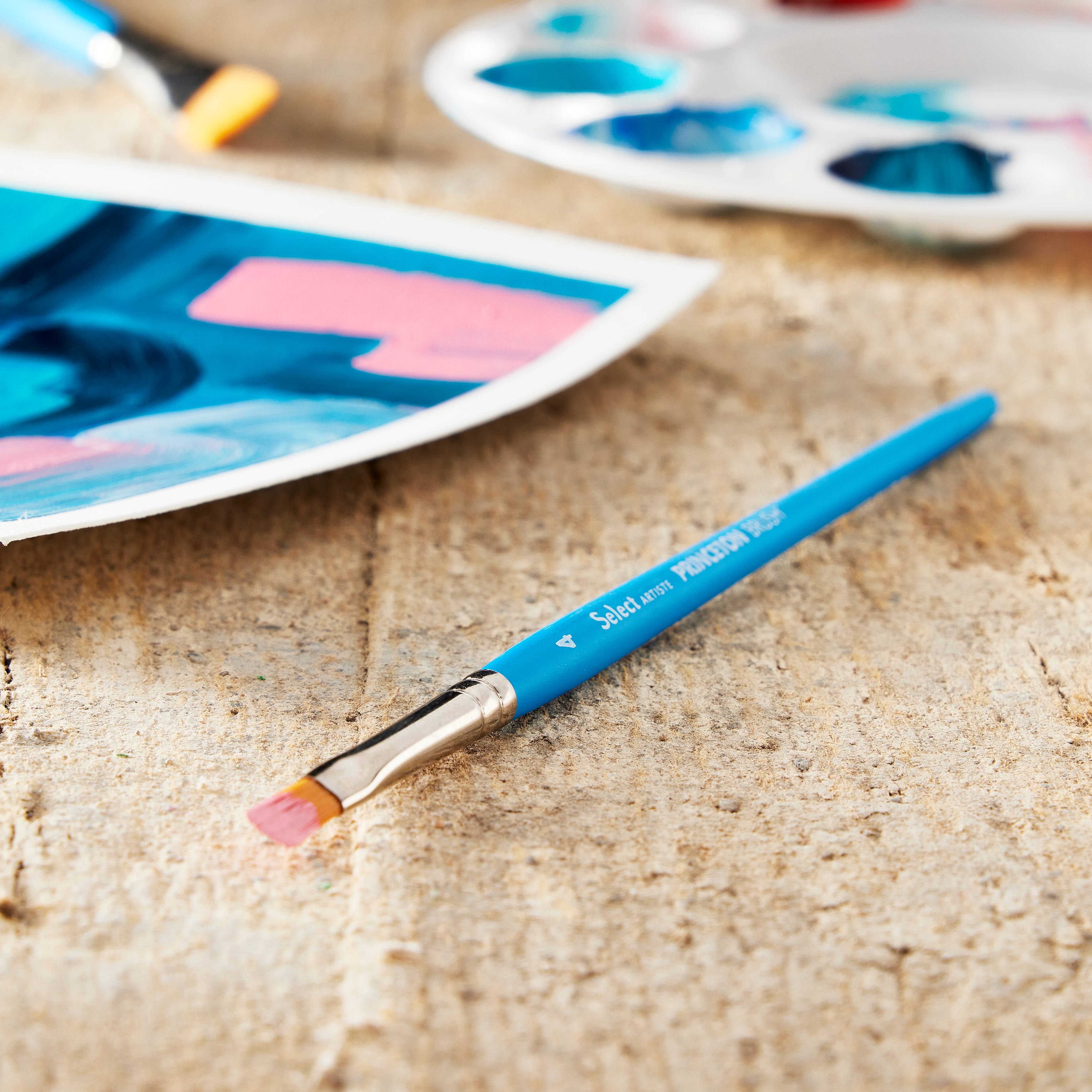 12 Pack: Princeton™ Select™ Artiste Series 3750 Short Handle Filbert Brush