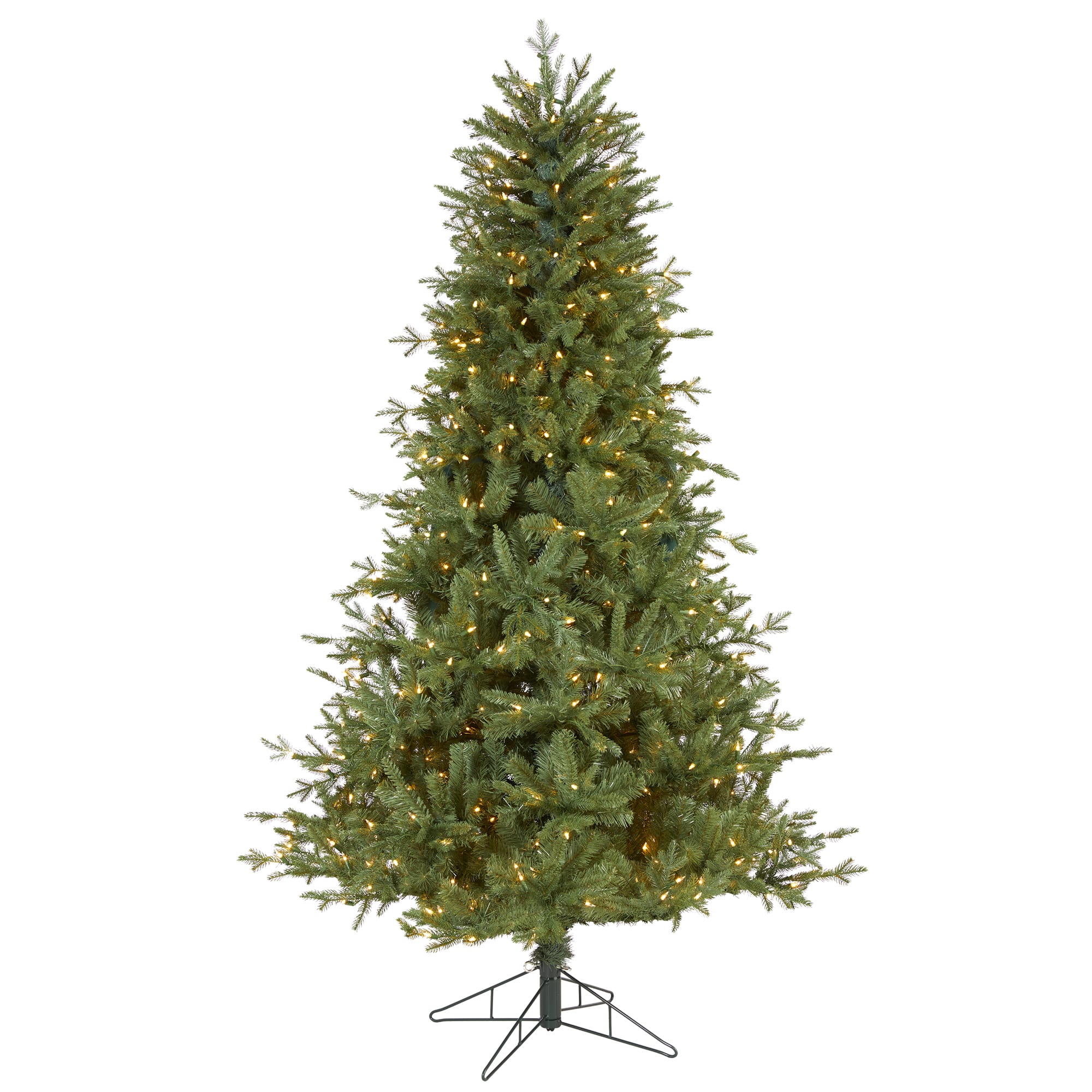 6.5ft. Pre-Lit New Hampshire Spruce Artificial Christmas Tree, Warm White LED Lights