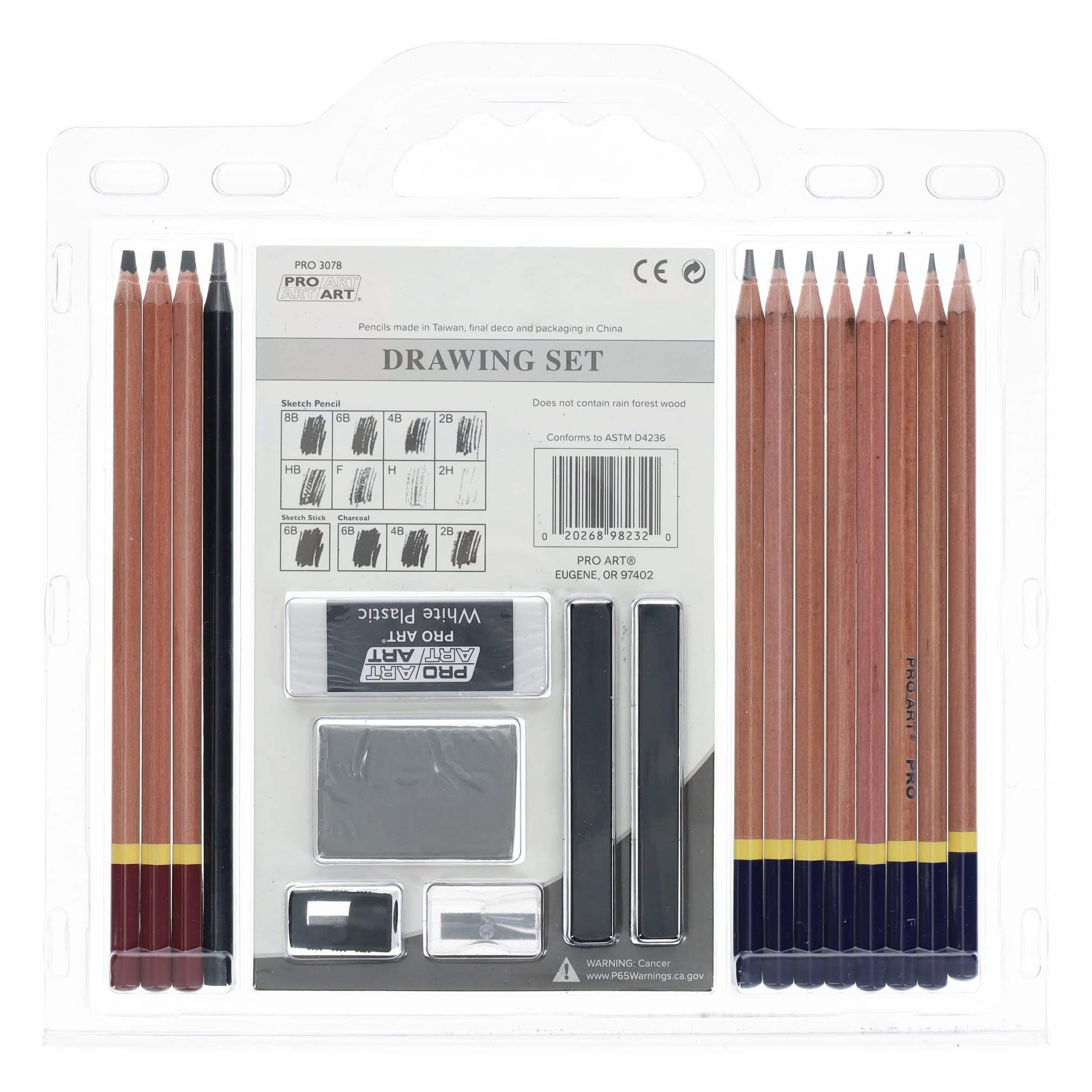 Pro Art&#xAE; Sketch and Draw Pencil Set
