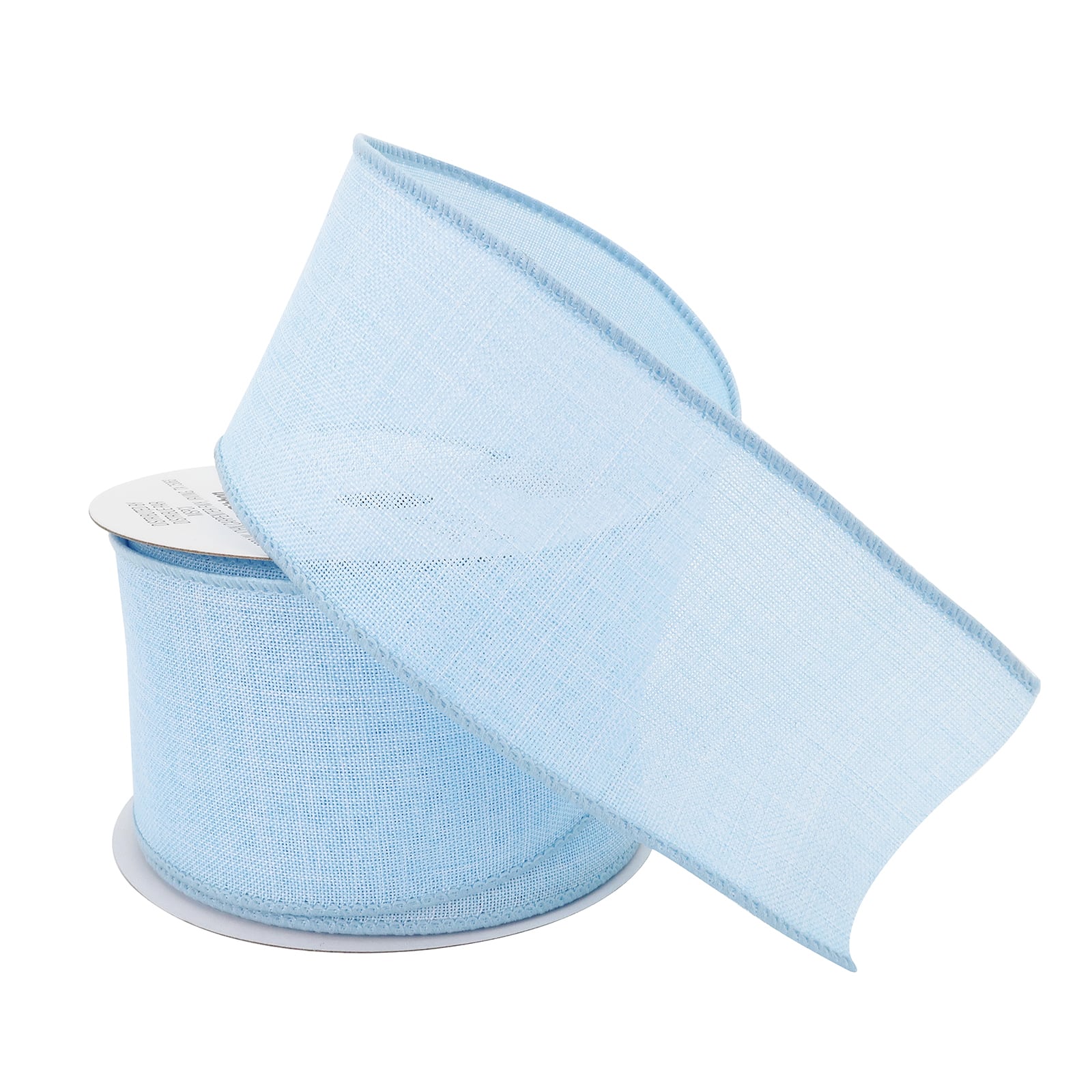 12 Pack: 2.5" x 25ft. Faux Linen Wired Ribbon by Celebrate It™ Décor