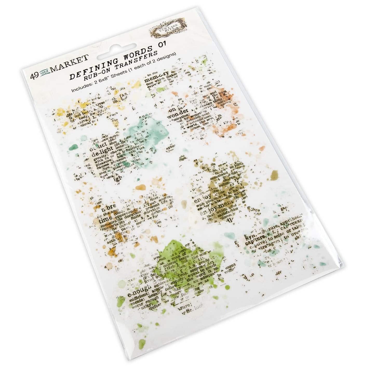 49 And Market Defining Words 01 Essential Rub-Ons Transfers