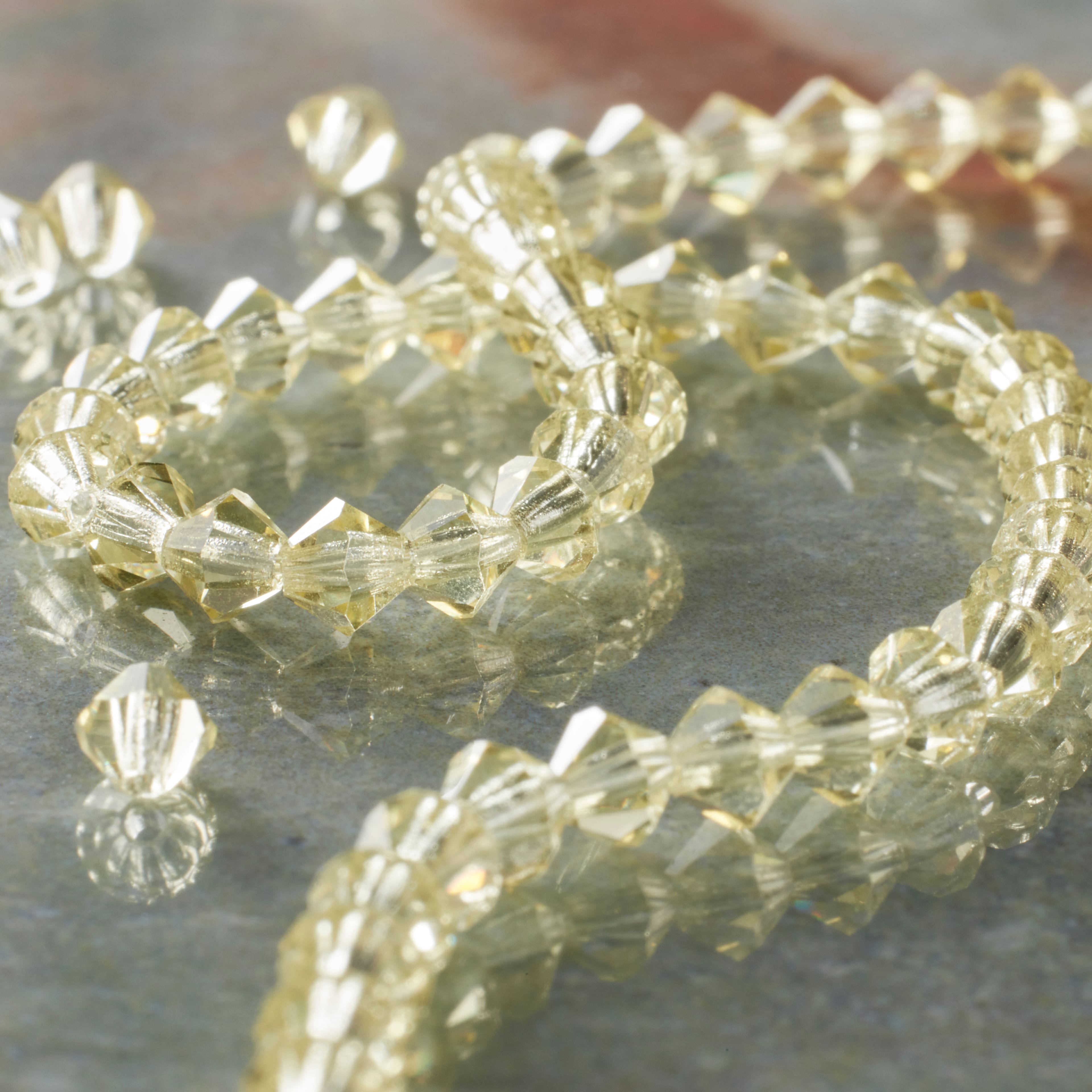 12 Pack: Preciosa® Czech Crystal Bicone Beads, 4mm by Bead Landing™