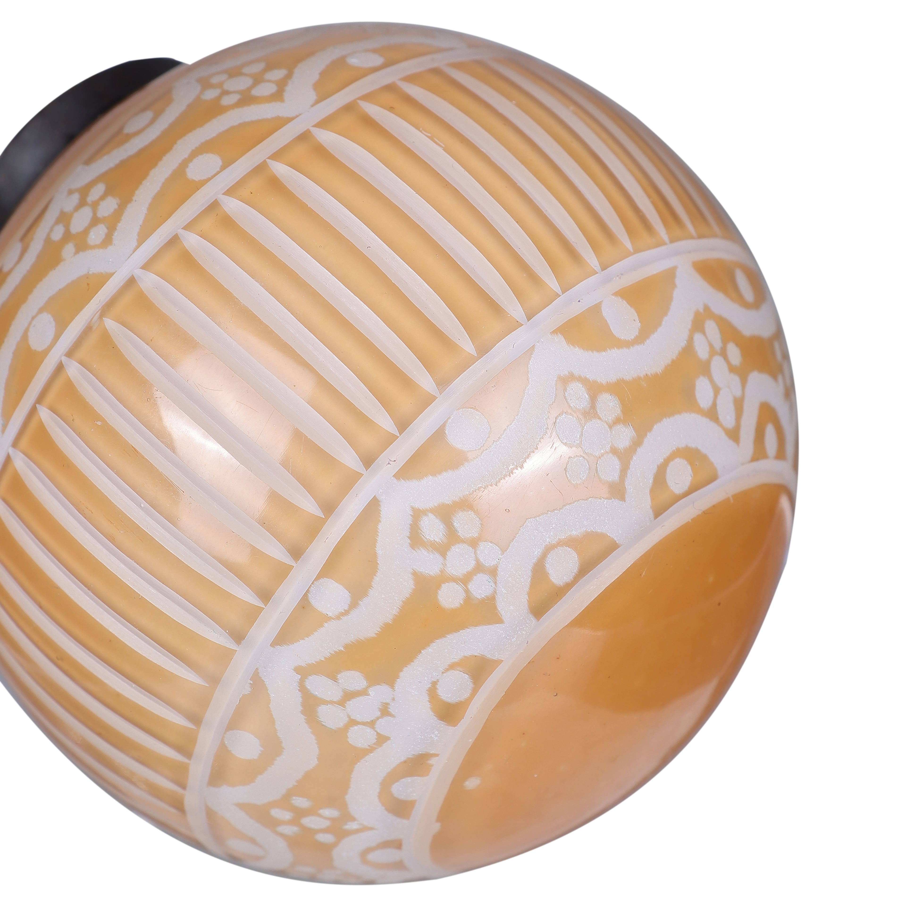 3&#x22; Light Brown Gingerbread Glass Ball Ornament by Ashland&#xAE;