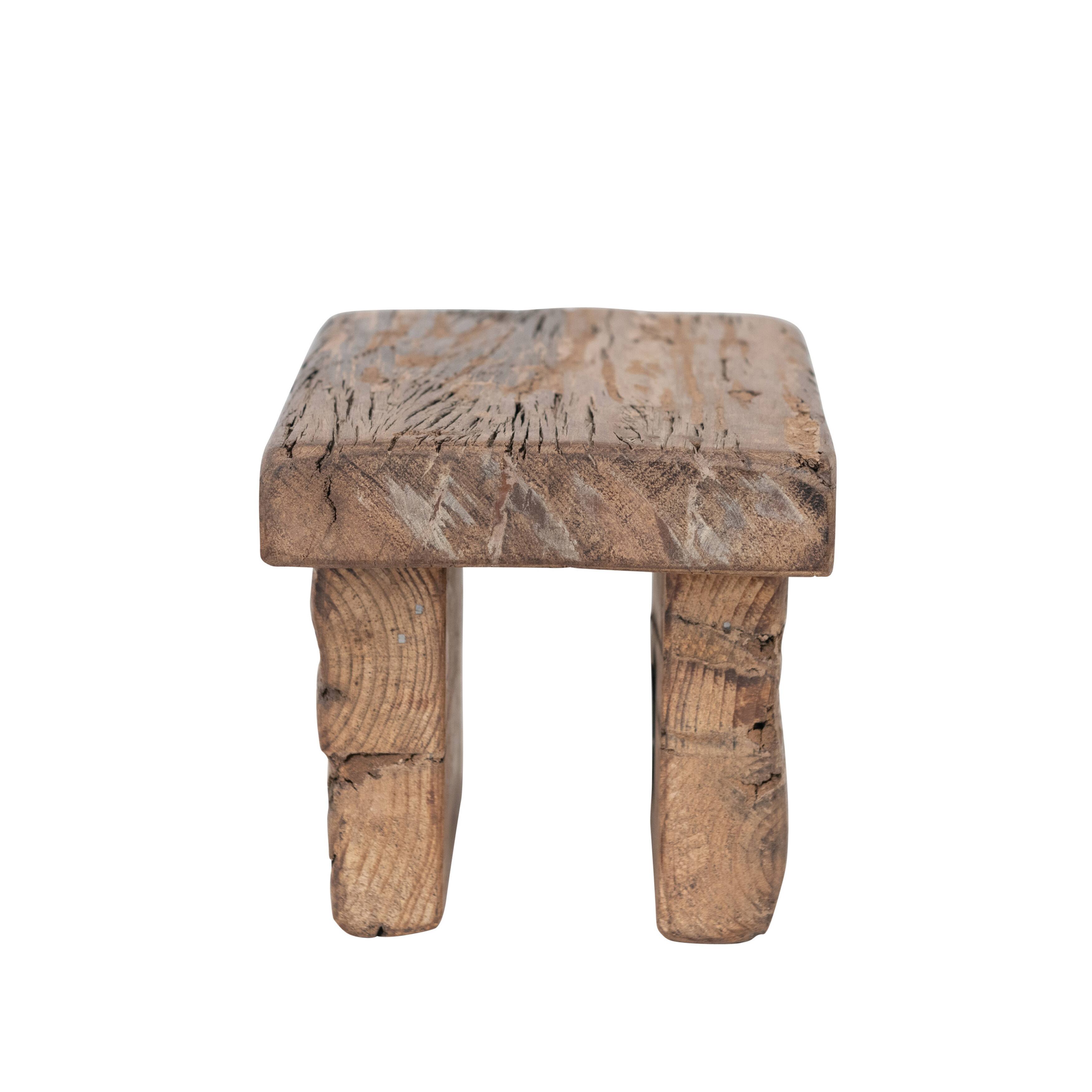 Hello Honey® 6" Natural Decorative Reclaimed Wood Pedestal