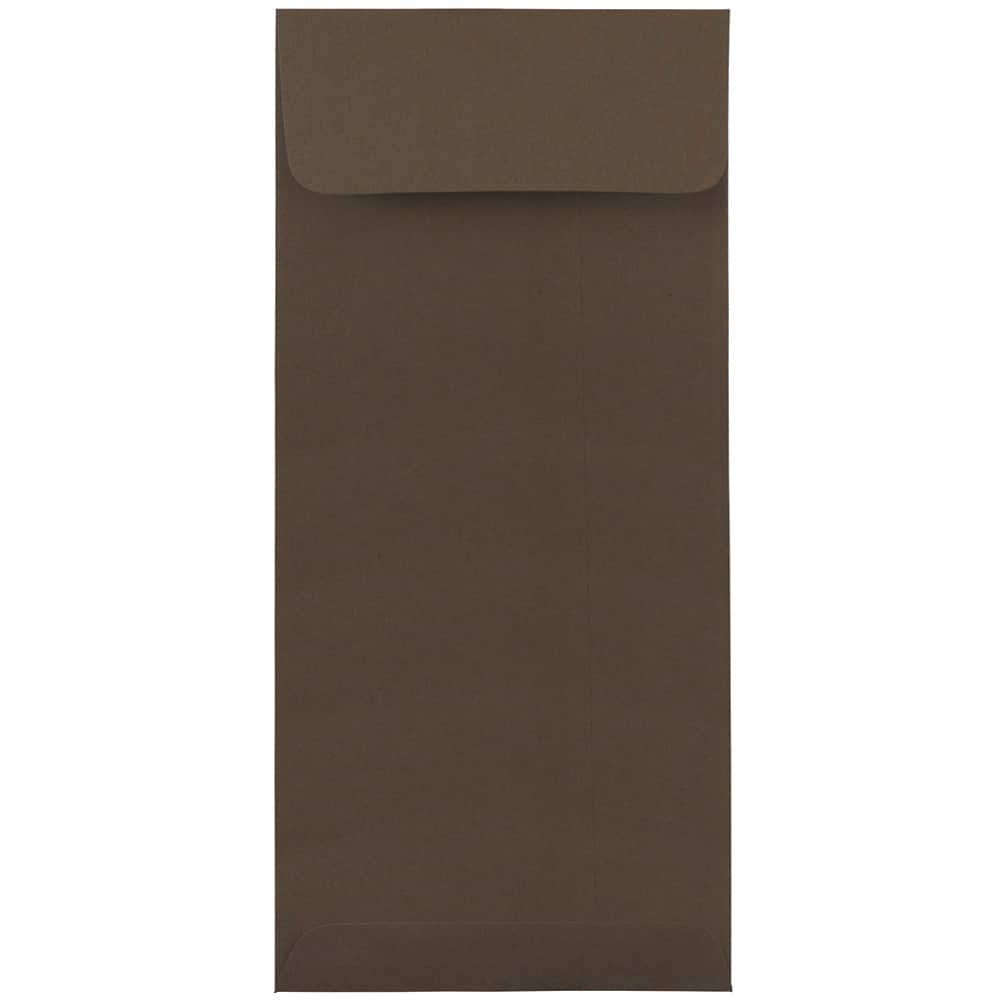 JAM Paper #10 Chocolate Brown Policy Business Premium Envelopes