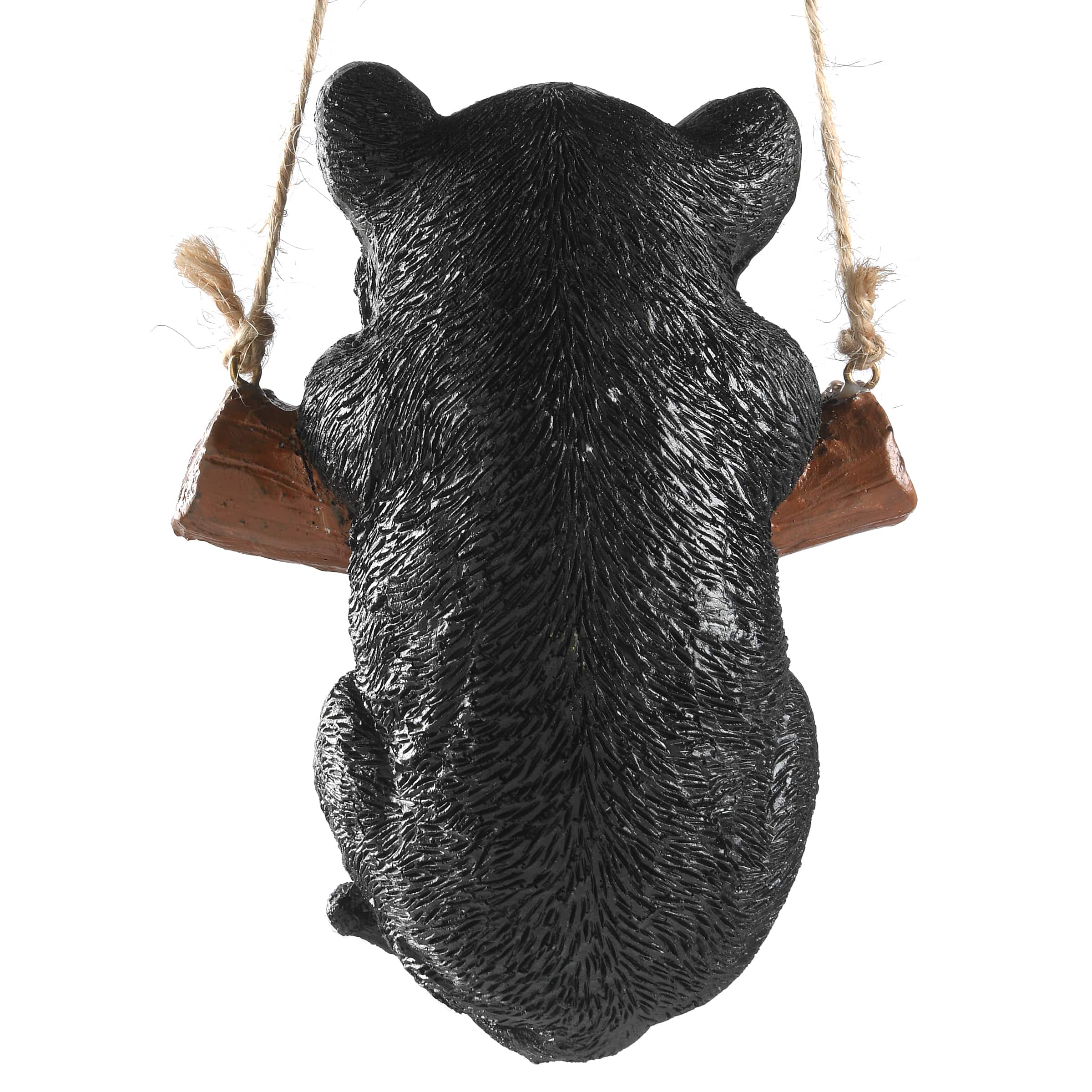 5" Swinging Black Kitten Decoration