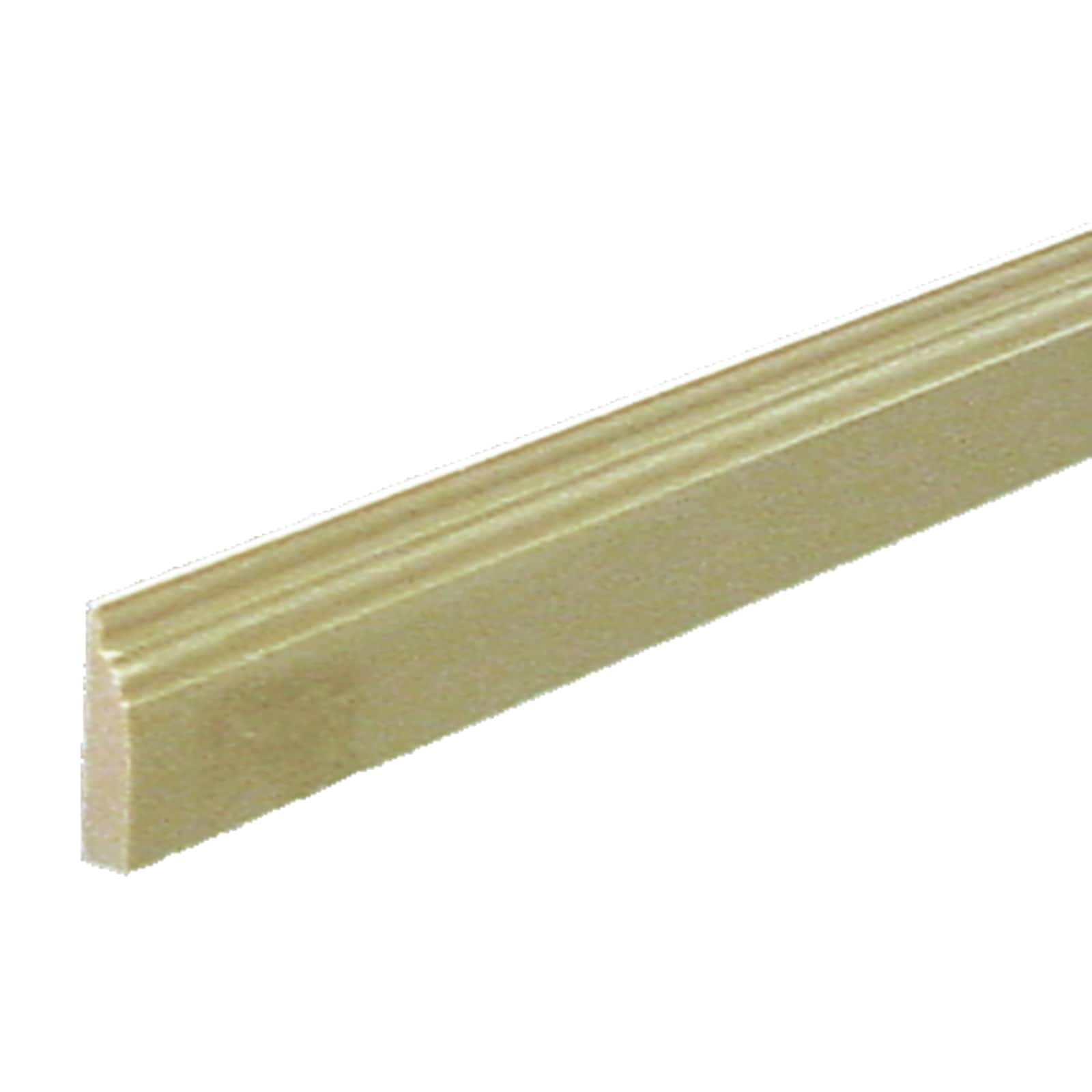 Houseworks&#xAE; 1/8&#x22; x 11/16&#x22; x 24&#x22; Victorian Skirt Baseboard Moulding, 3ct.