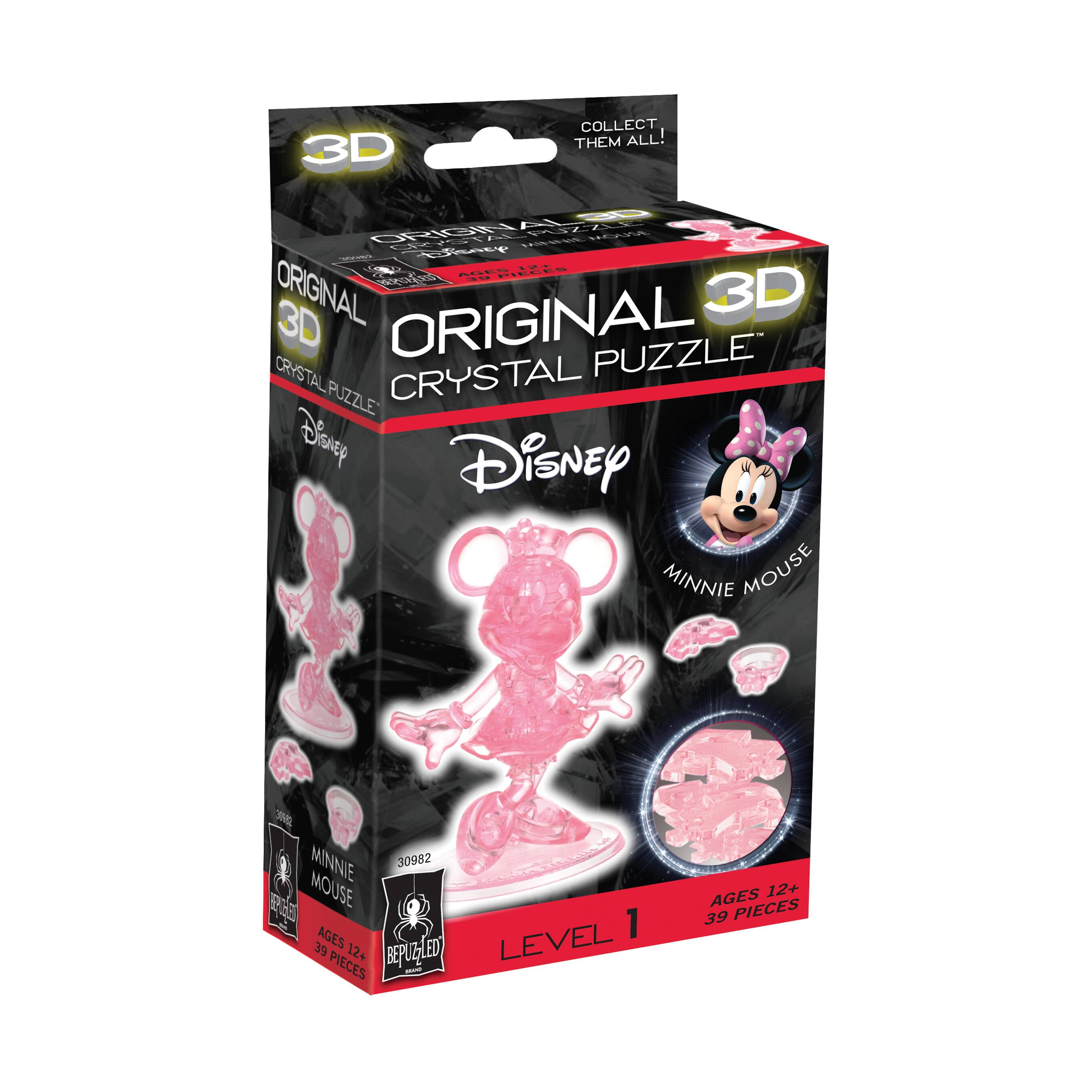 Original 3D Crystal Puzzle&#x2122; Disney Minnie Mouse 39 Piece Puzzle