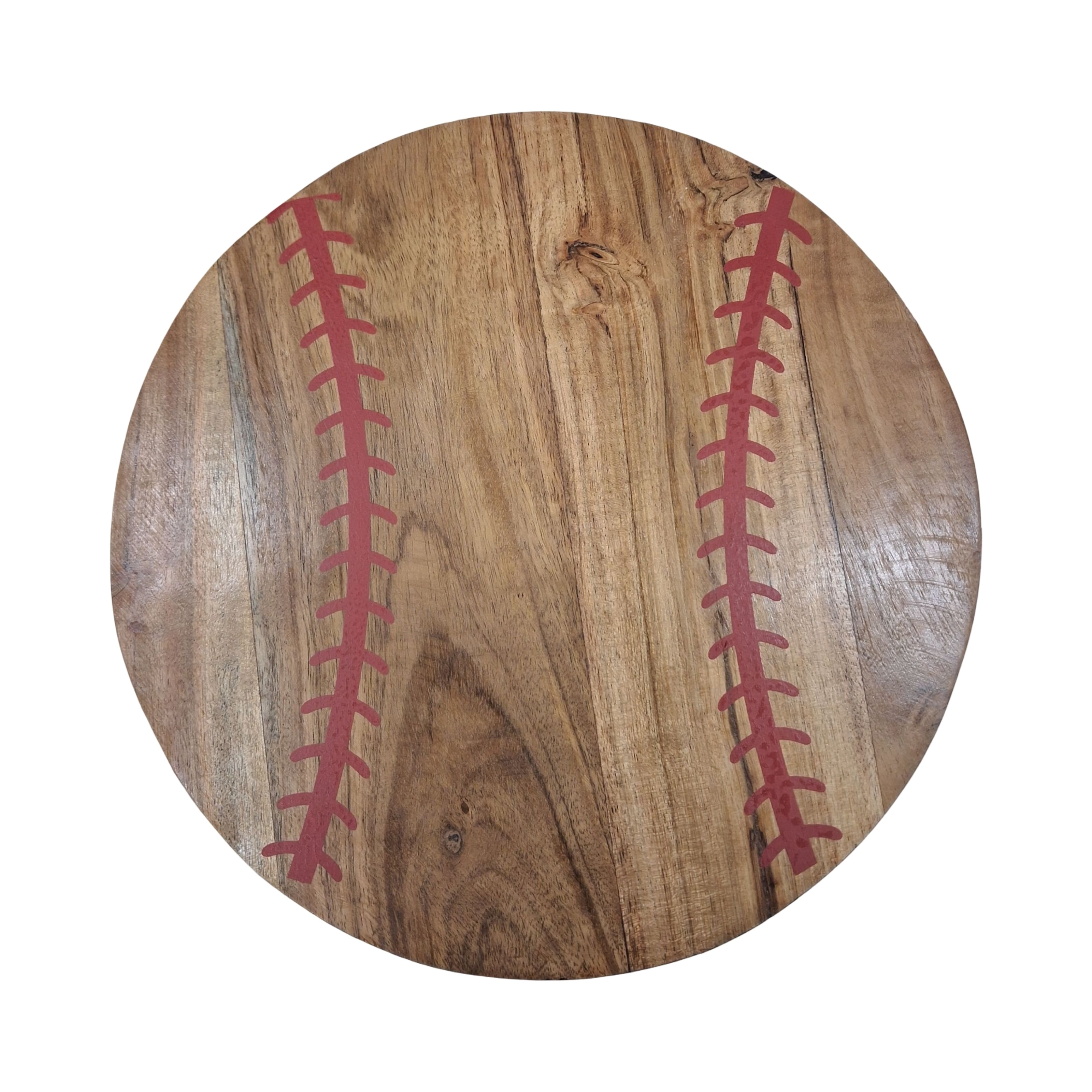 12" Baseball Wood Cheese Board by Celebrate It™