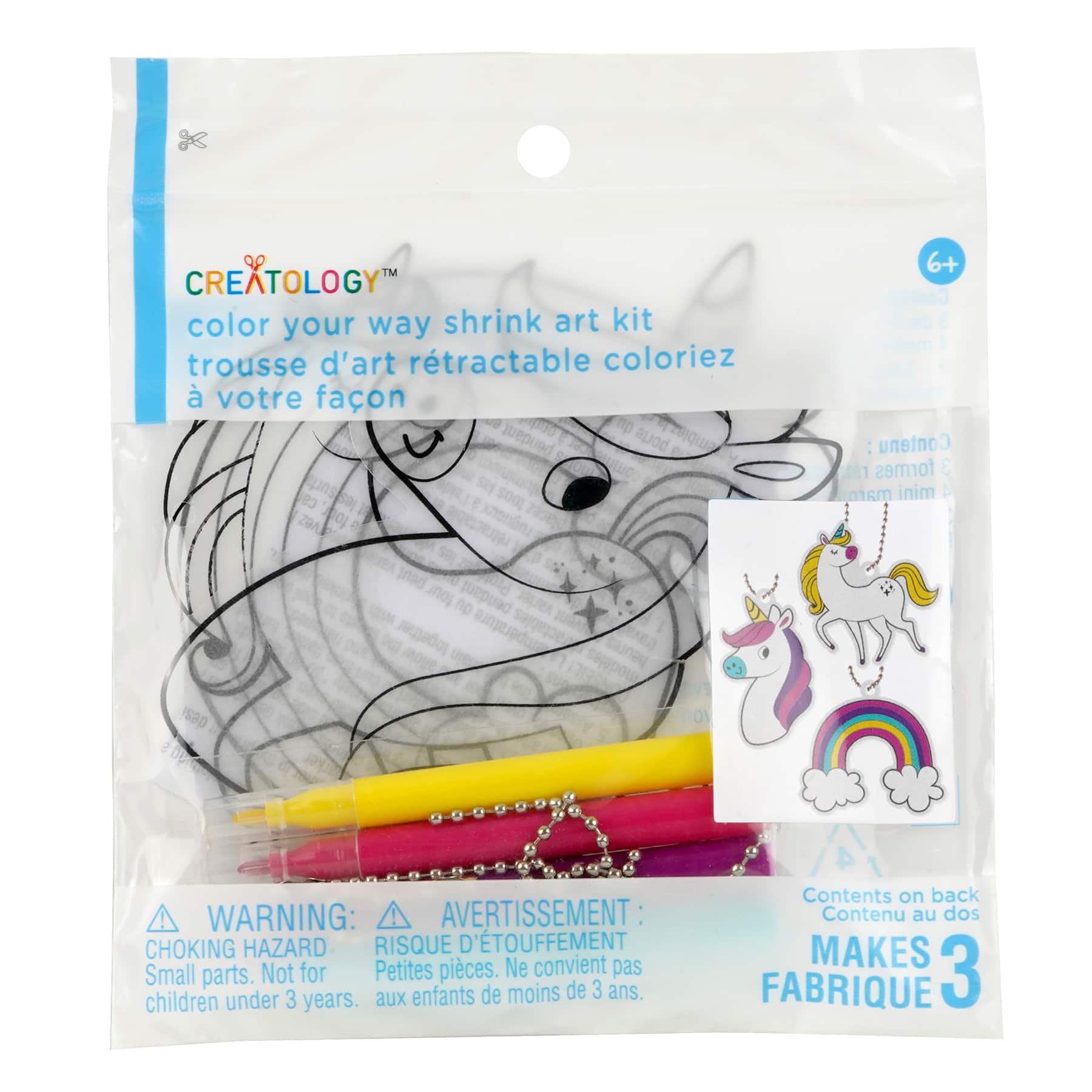 Colour Your Way Unicorn Shrink Art Kit by Creatology™