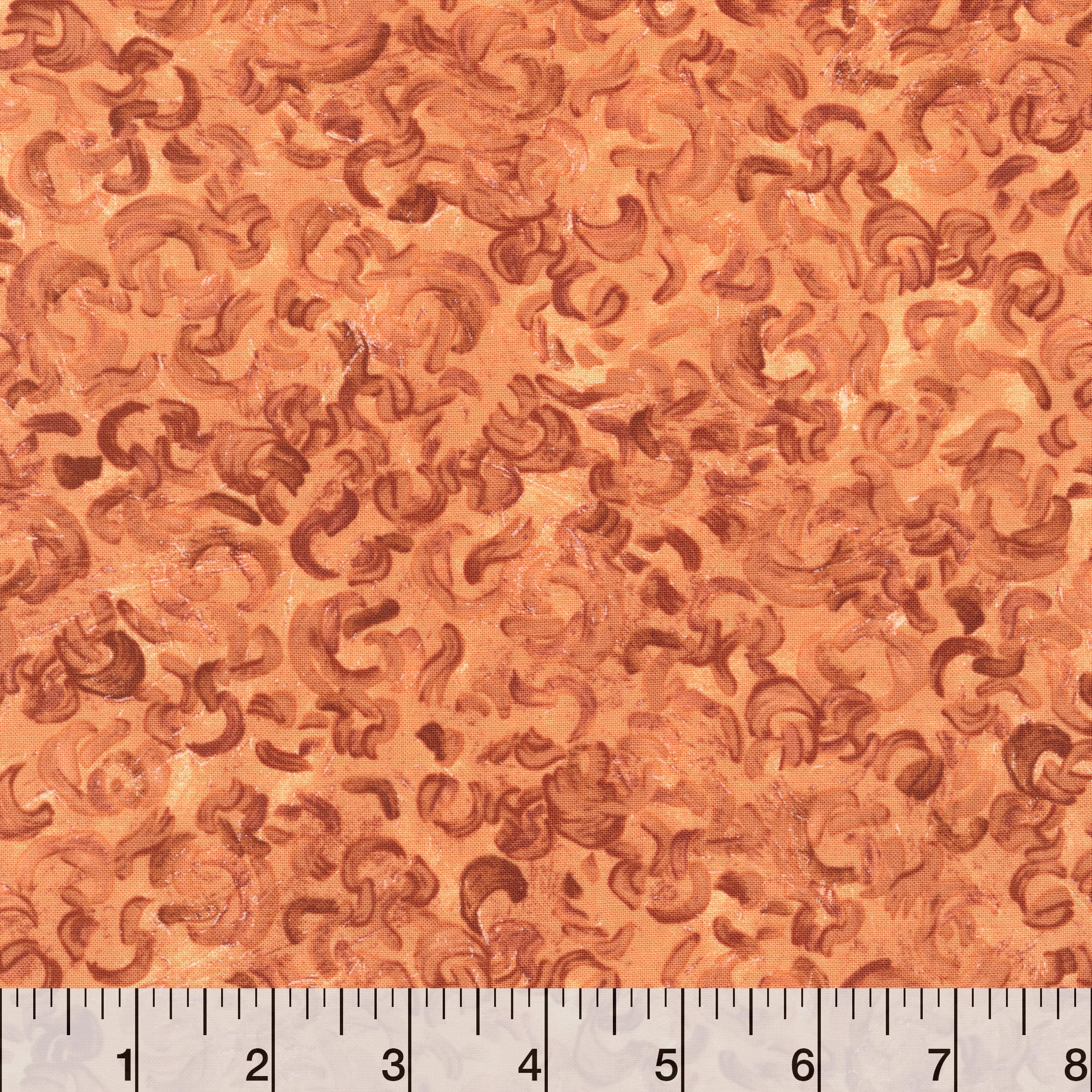 Robert Kaufman Terra Cotta Brush Strokes Cotton Fabric