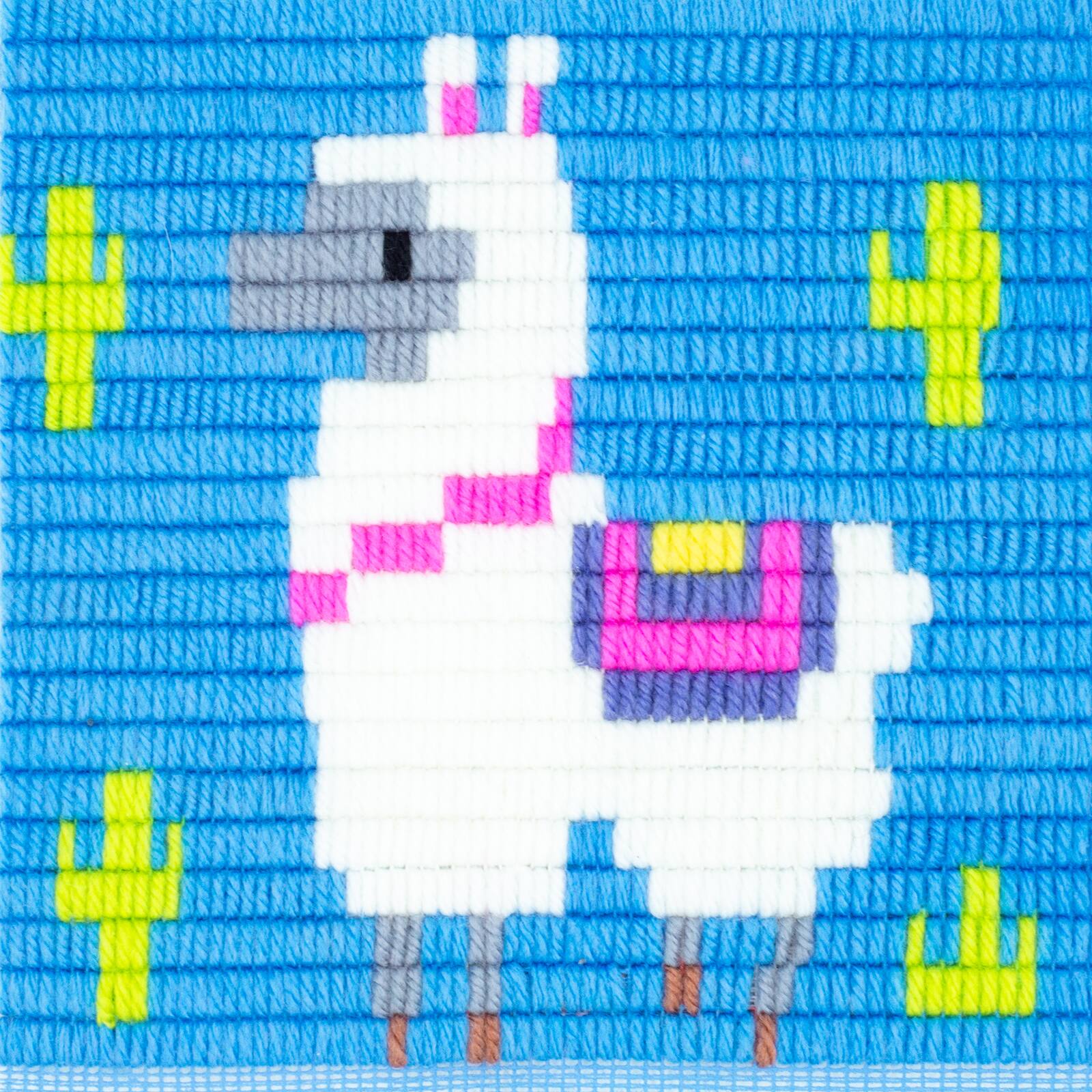 Lion Brand® Llama Paint-by-Stitches Kit