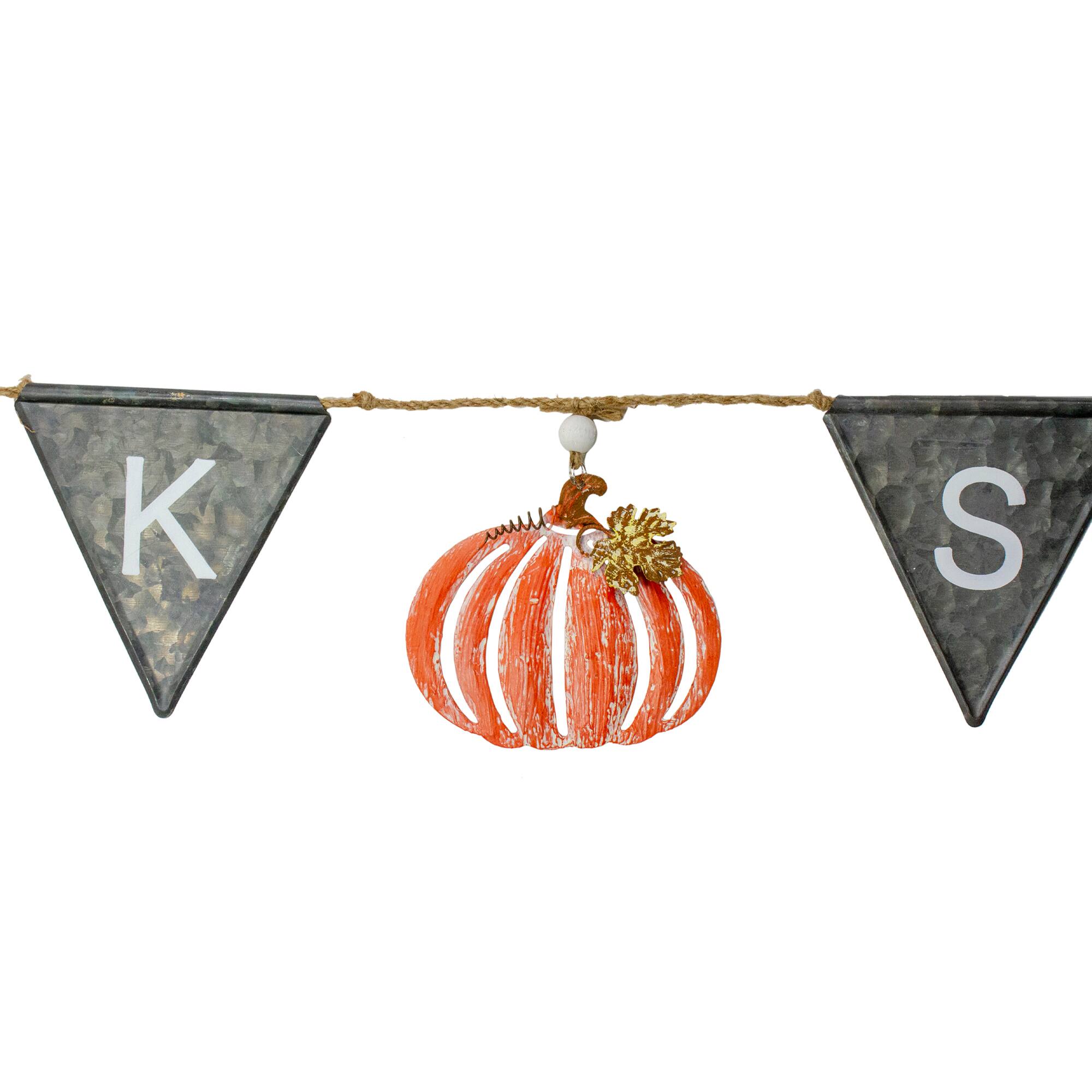 64" Metal Thanksgiving "THANKS" Banner