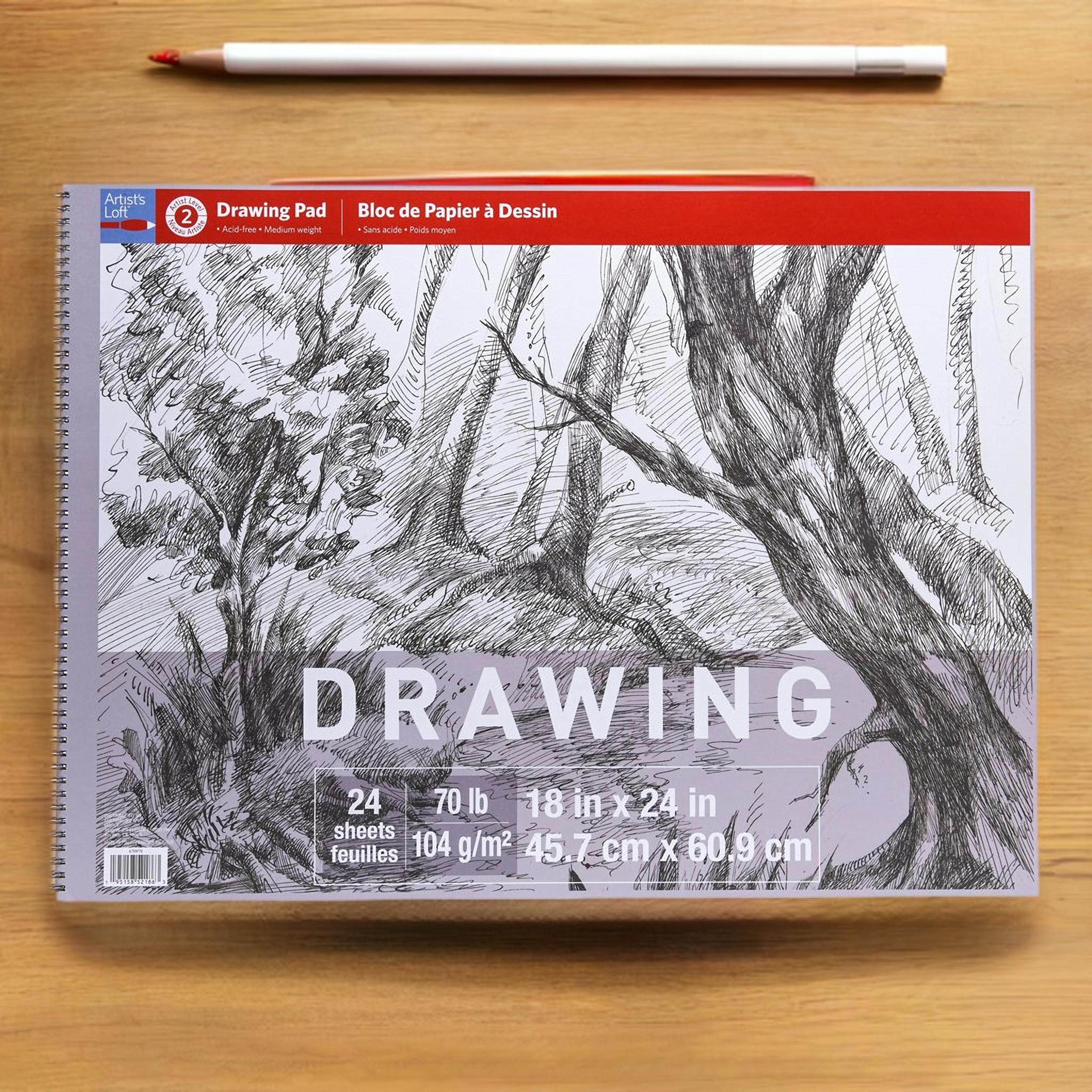 Drawing Paper Pad by Artist&#x27;s Loft&#x2122;, 18&#x22; x 24&#x22;