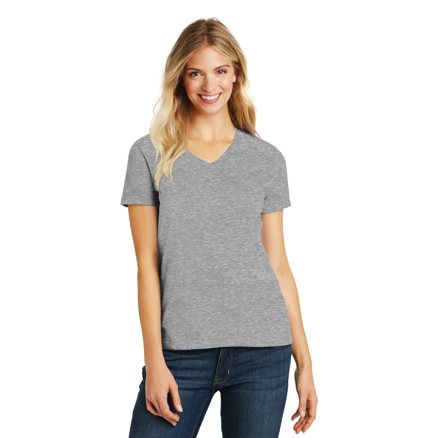District® Women's Perfect Blend® V-Neck T-Shirt
