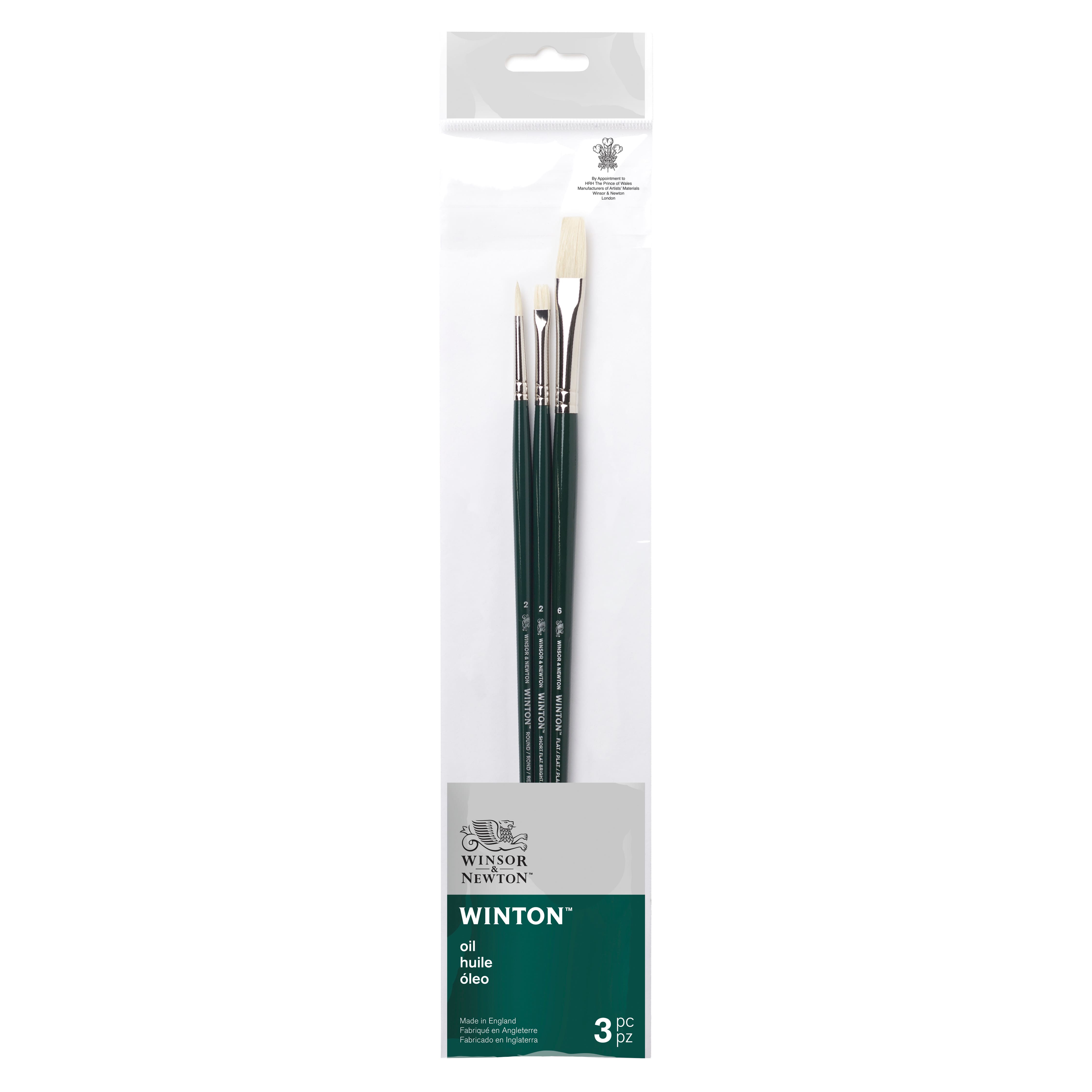 Winsor &#x26; Newton&#x2122; Winton&#x2122; Oil 3 Piece Brush Set