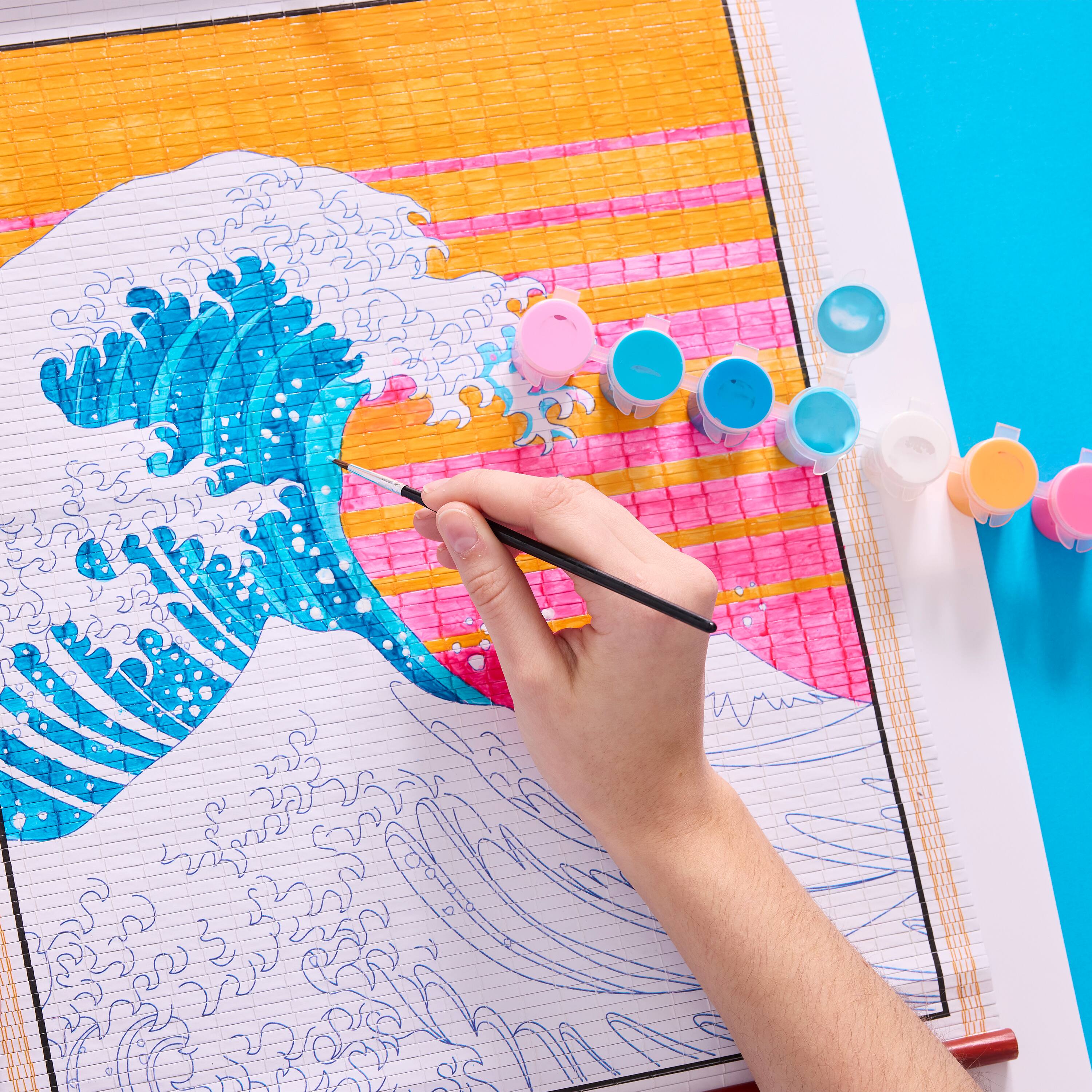 Faber-Castell® The Great Wave Paper Scroll Painting