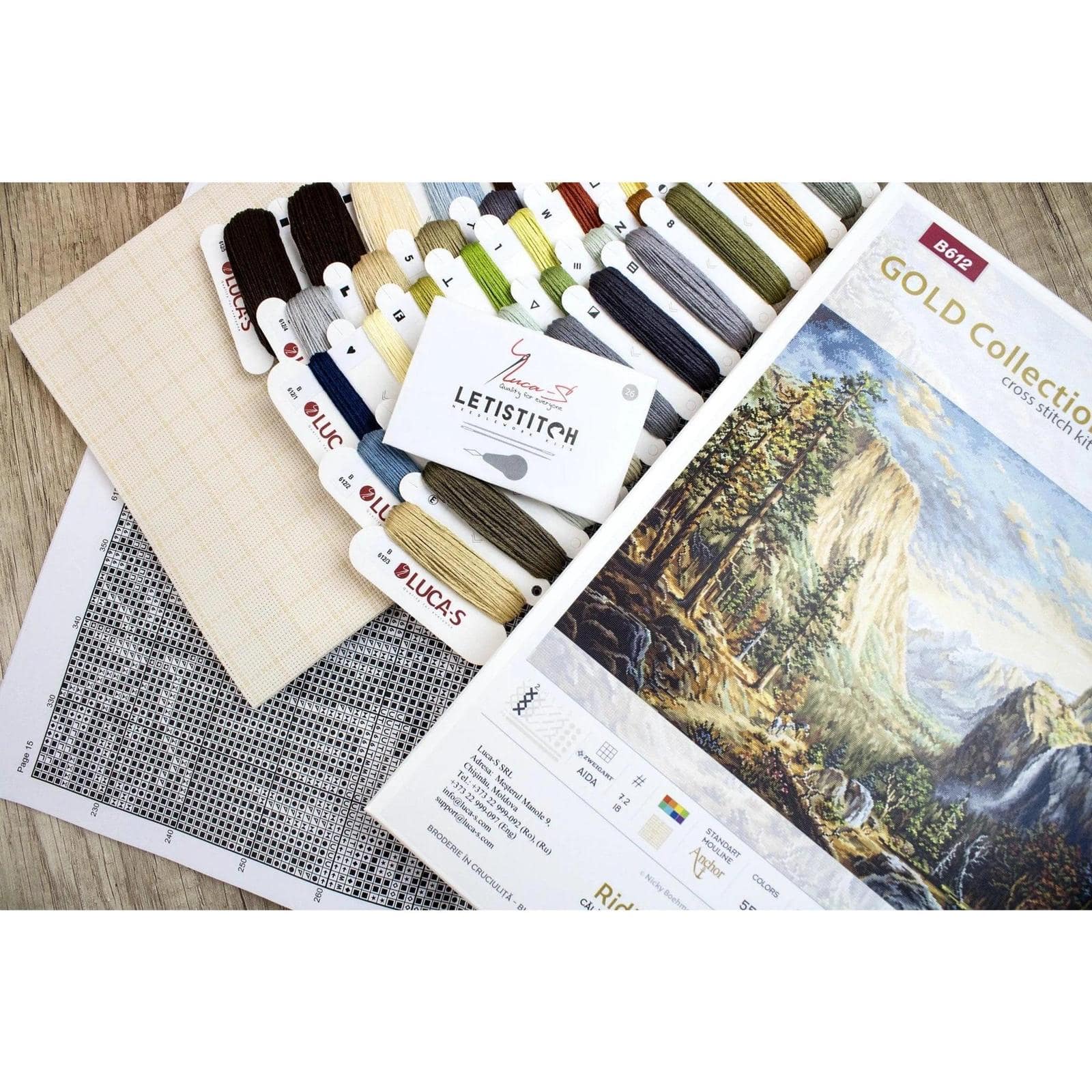 Luca-S Riding the Range Counted Cross-Stitch Kit