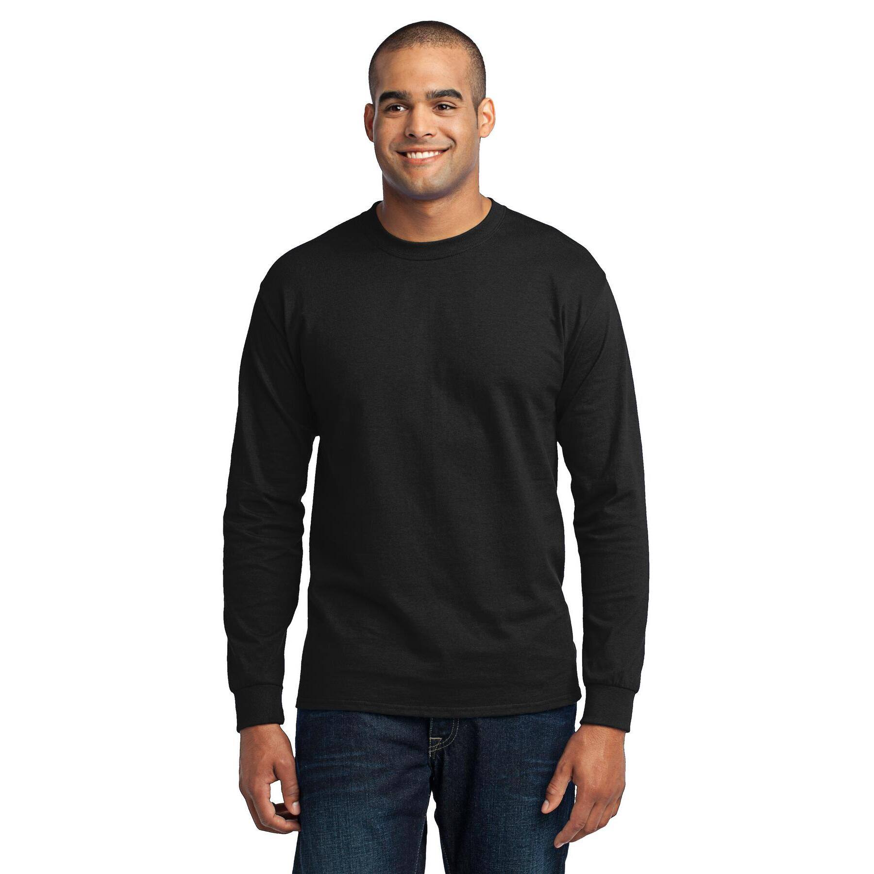 Port & Company® Long Sleeve Tall Core Blend T-Shirt