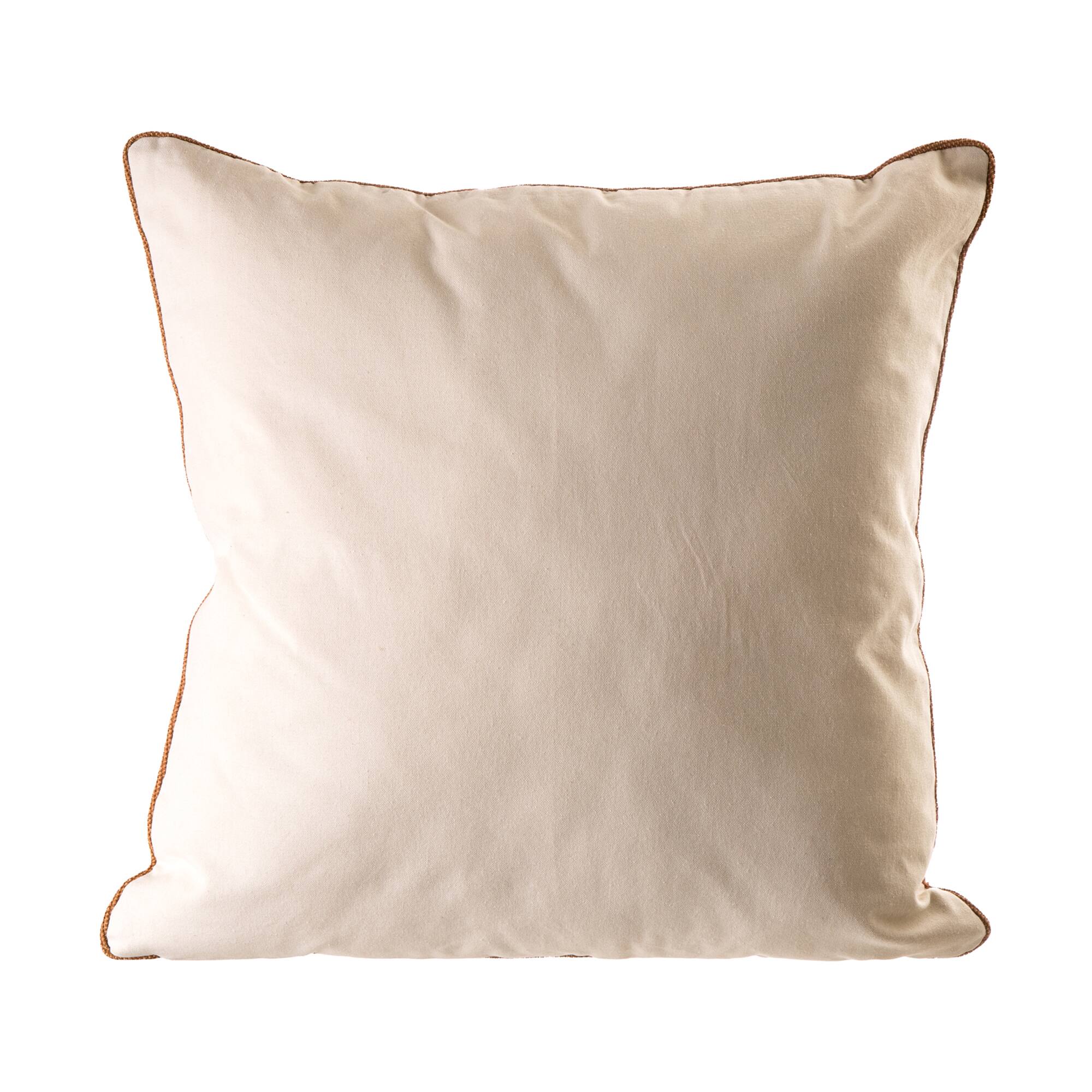 Glitzhome&#xAE; Cotton Embroidered Pumpkin Pillow Cover