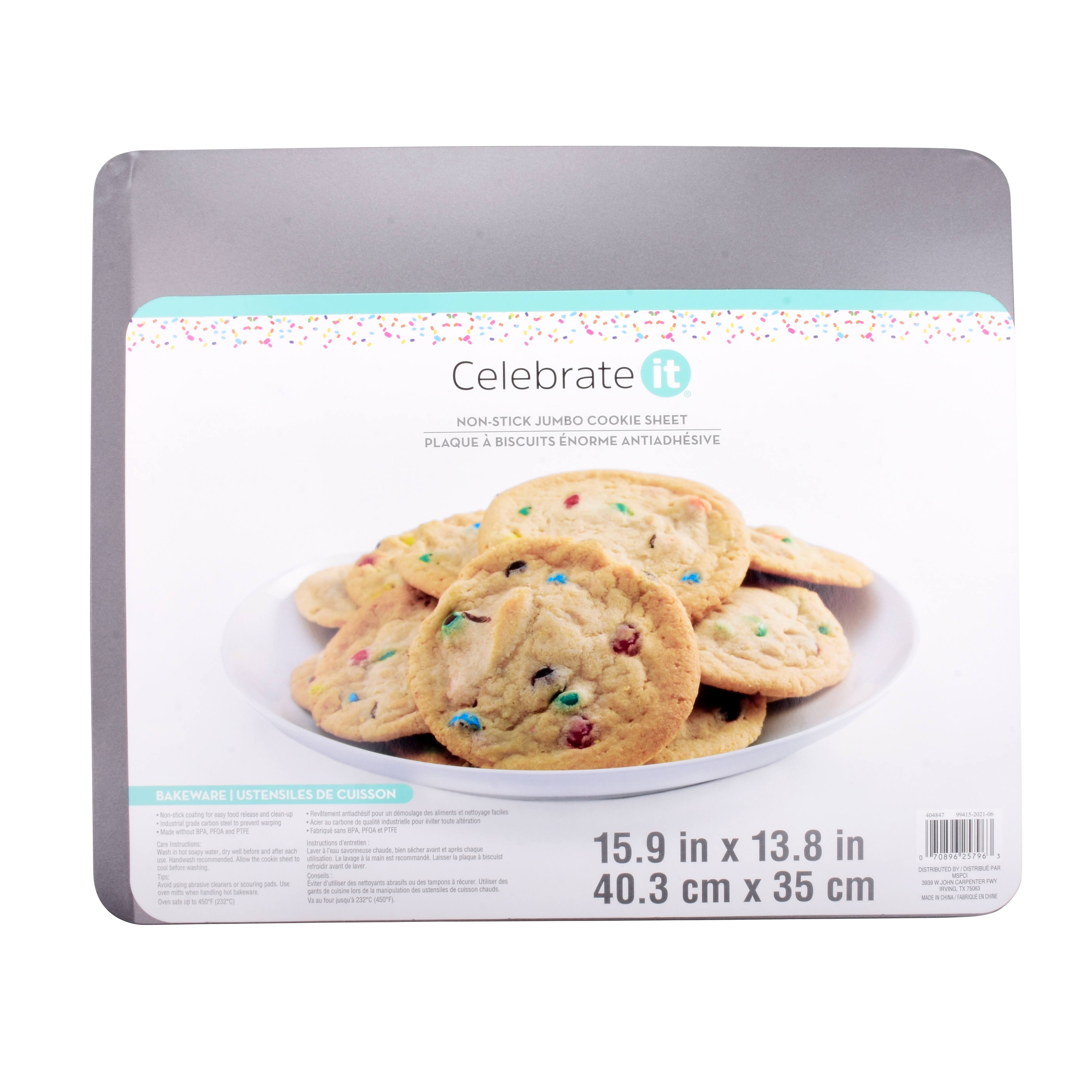 6 Pack: Non-Stick Jumbo Cookie Sheet by Celebrate It®