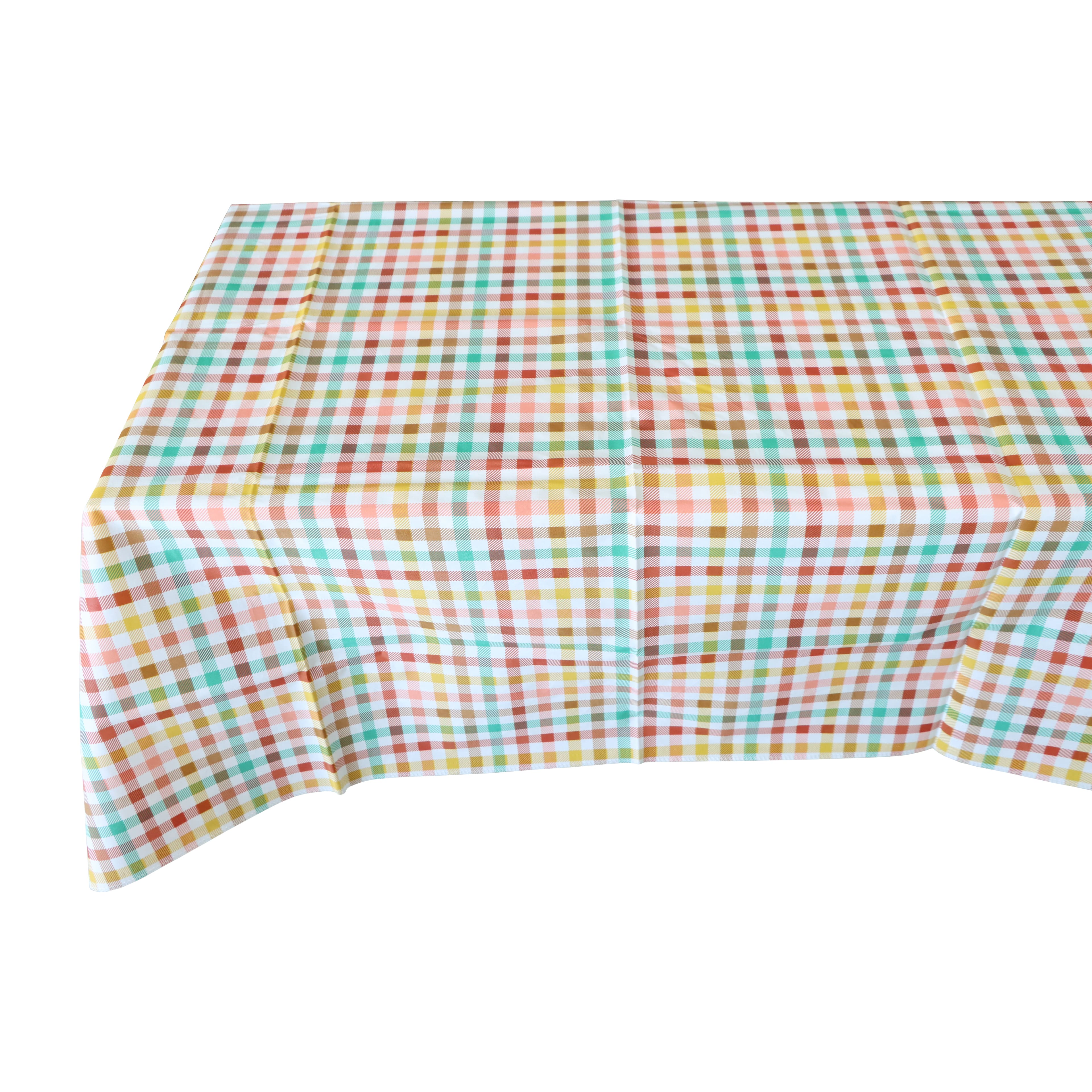 70&#x22; Multicolor Plaid Table Cover by Celebrate It&#x2122;
