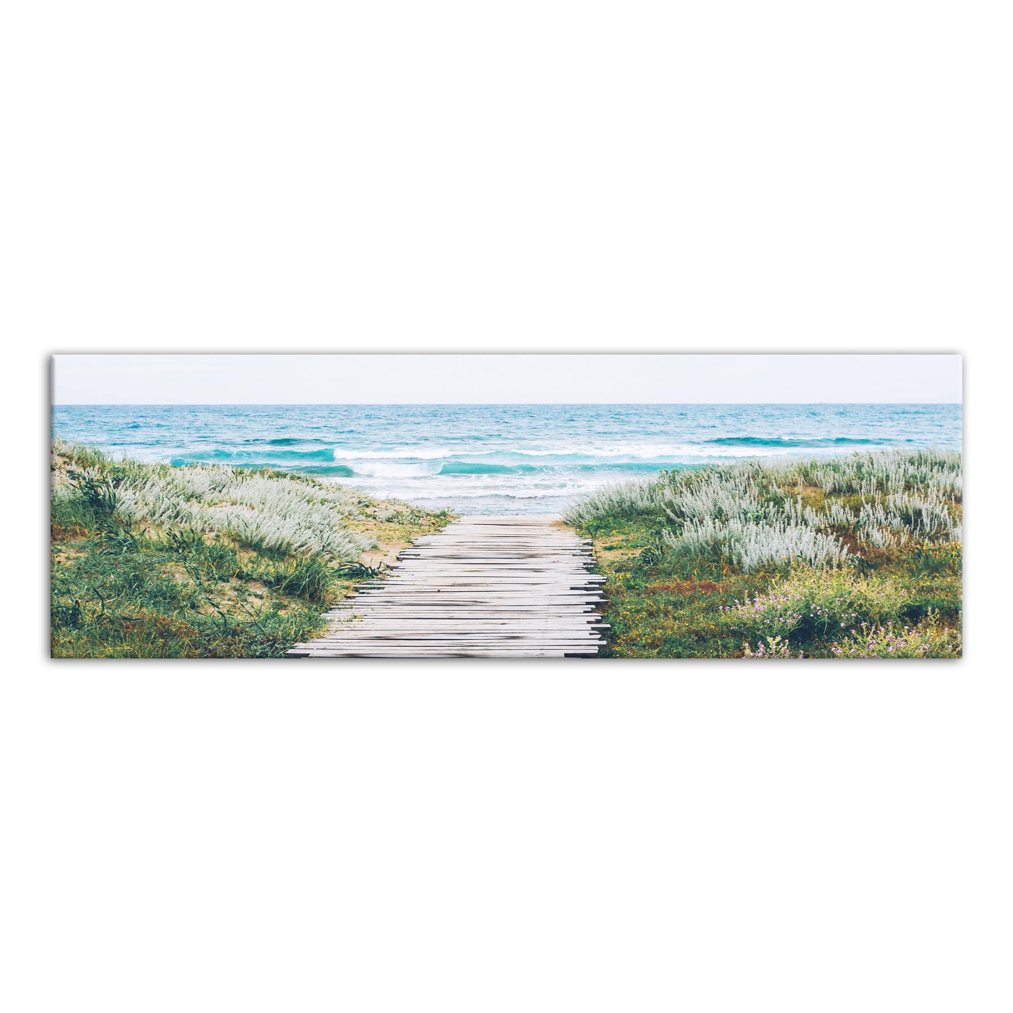 Ocean Walkway Canvas Wall Art