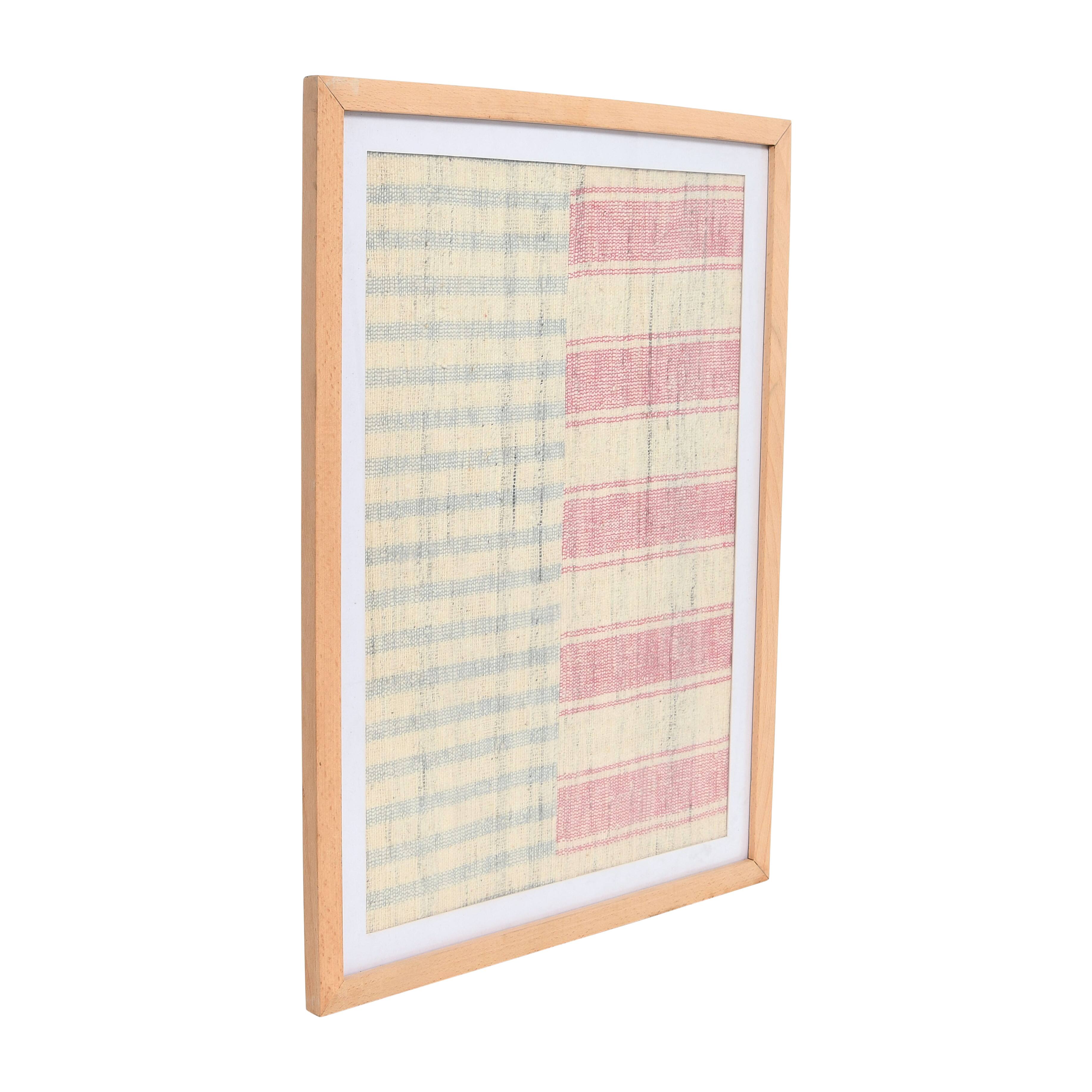 Hello Honey&#xAE; Framed Bohemian Handwoven Cotton Wall Art
