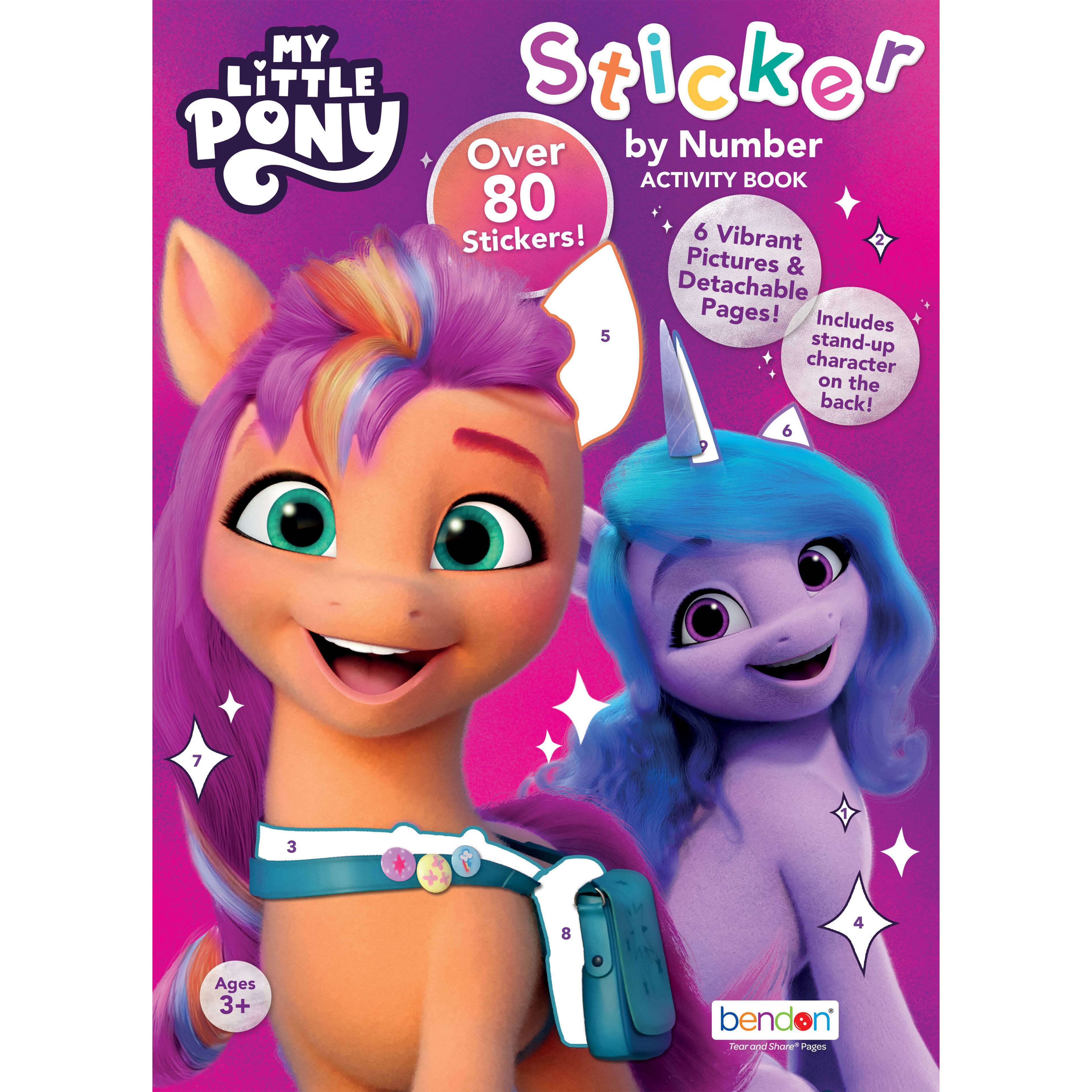My Little Pony Sticker By Number Activity Book Michaels