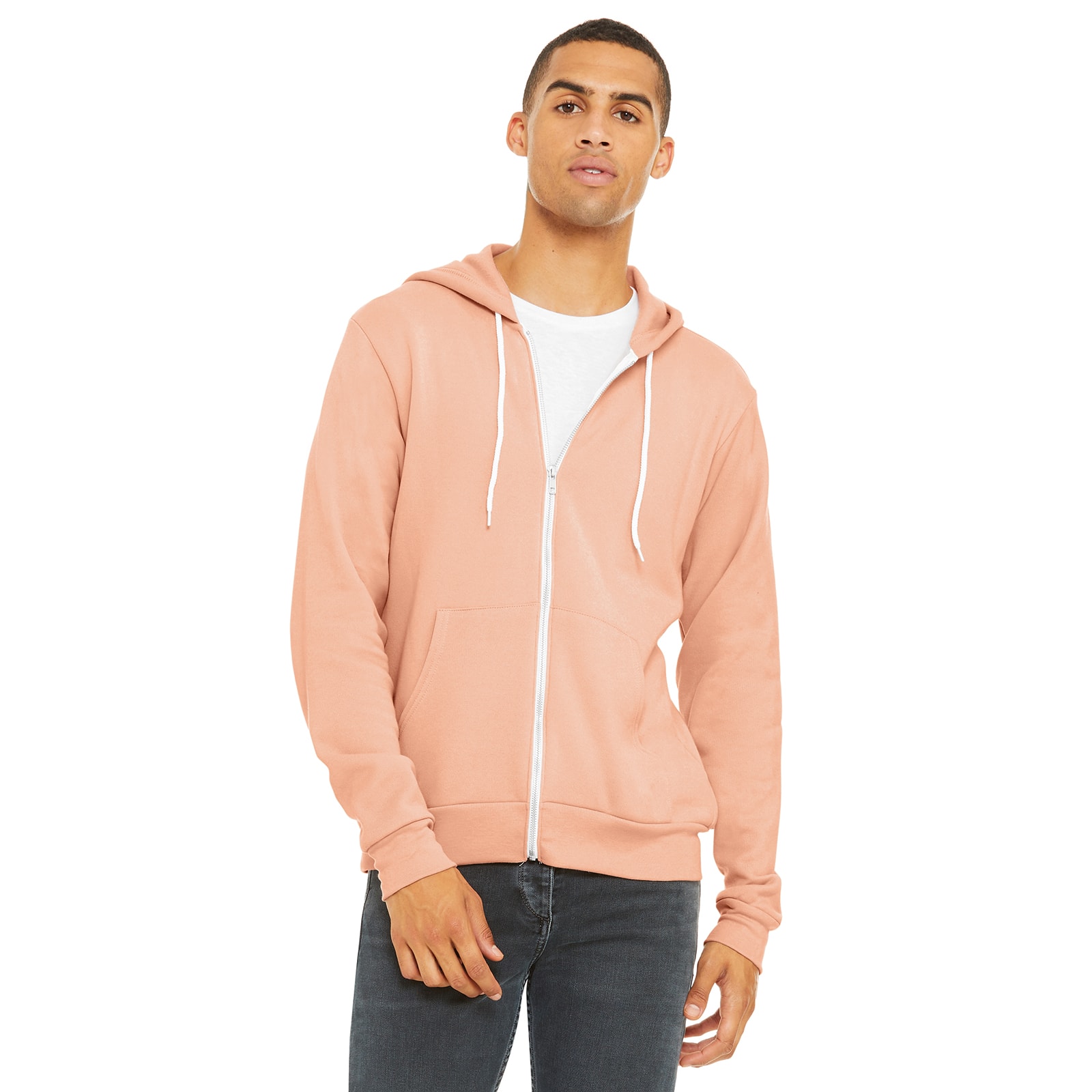 BELLA+CANVAS&#xAE; Cotton Fleece Full-Zip Adult Unisex Hoodie