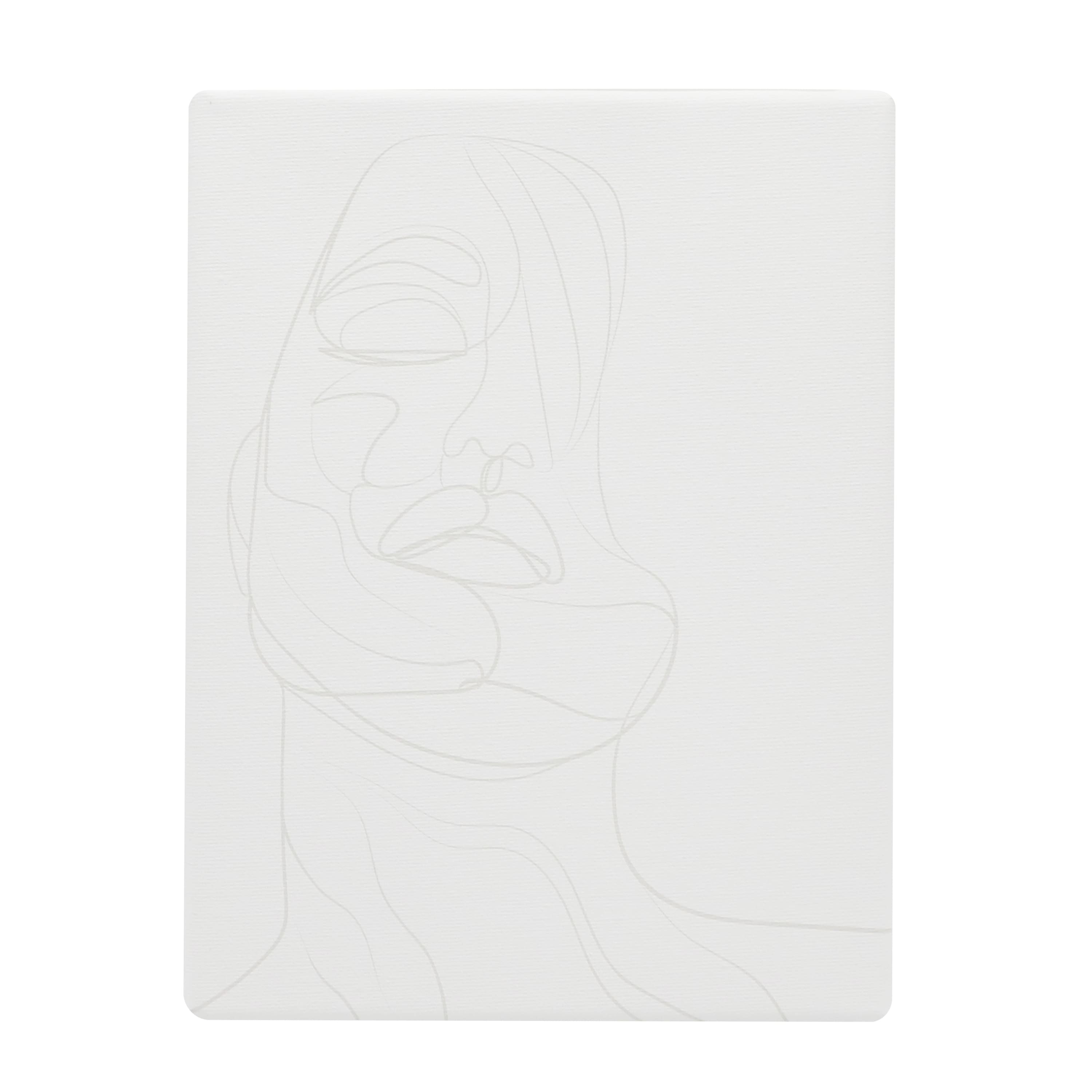 8&#x22; x 10&#x22; Abstract Face Canvas Paint Kit by Craft Smart&#xAE;