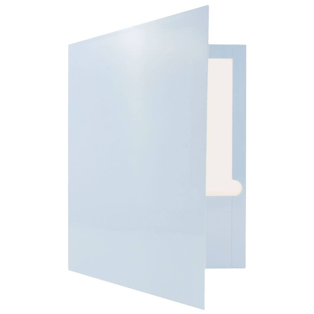 JAM Paper Glossy Laminated Two Pocket Folders