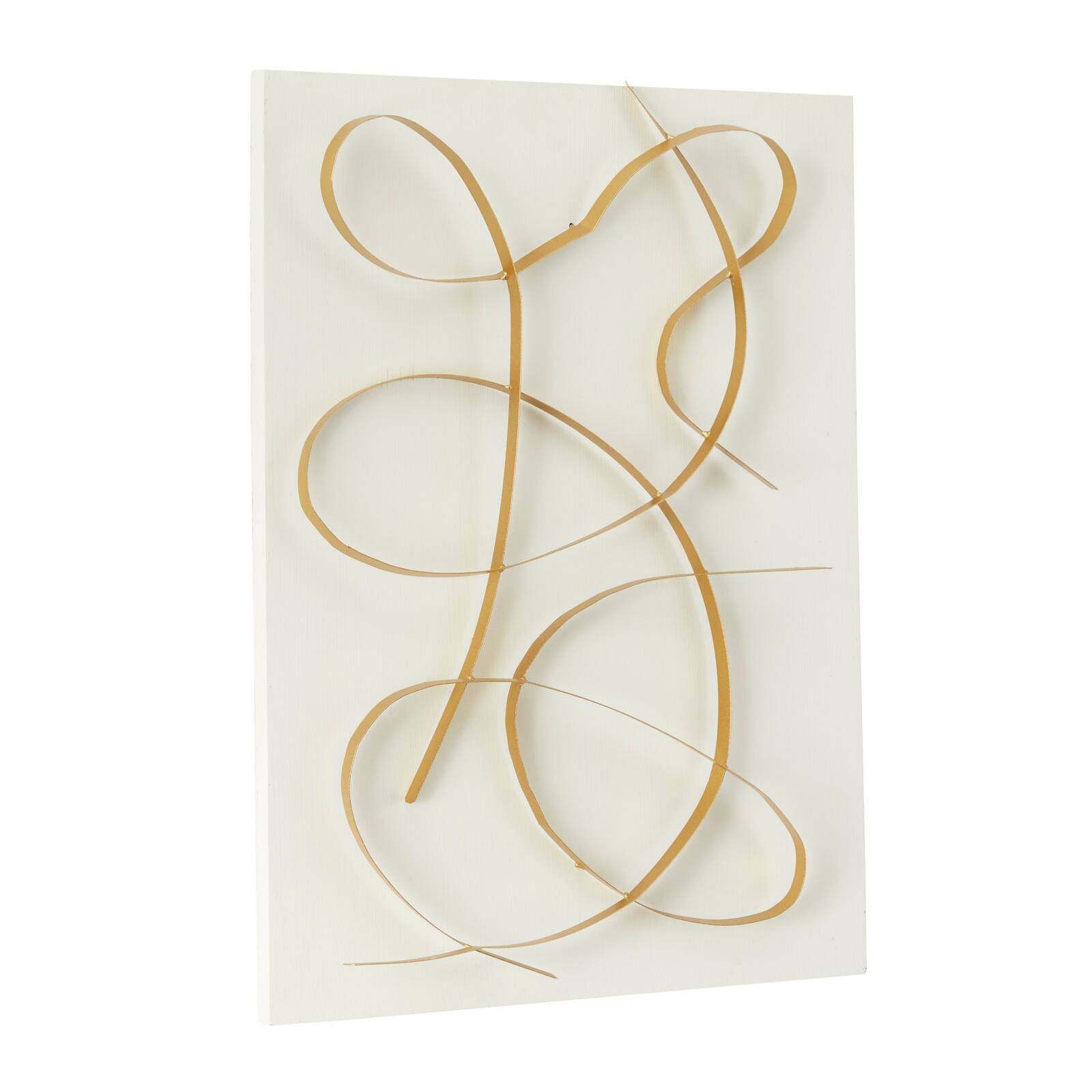 CosmoLiving by Cosmopolitan 32&#x22; Metal Contemporary Wall D&#xE9;cor