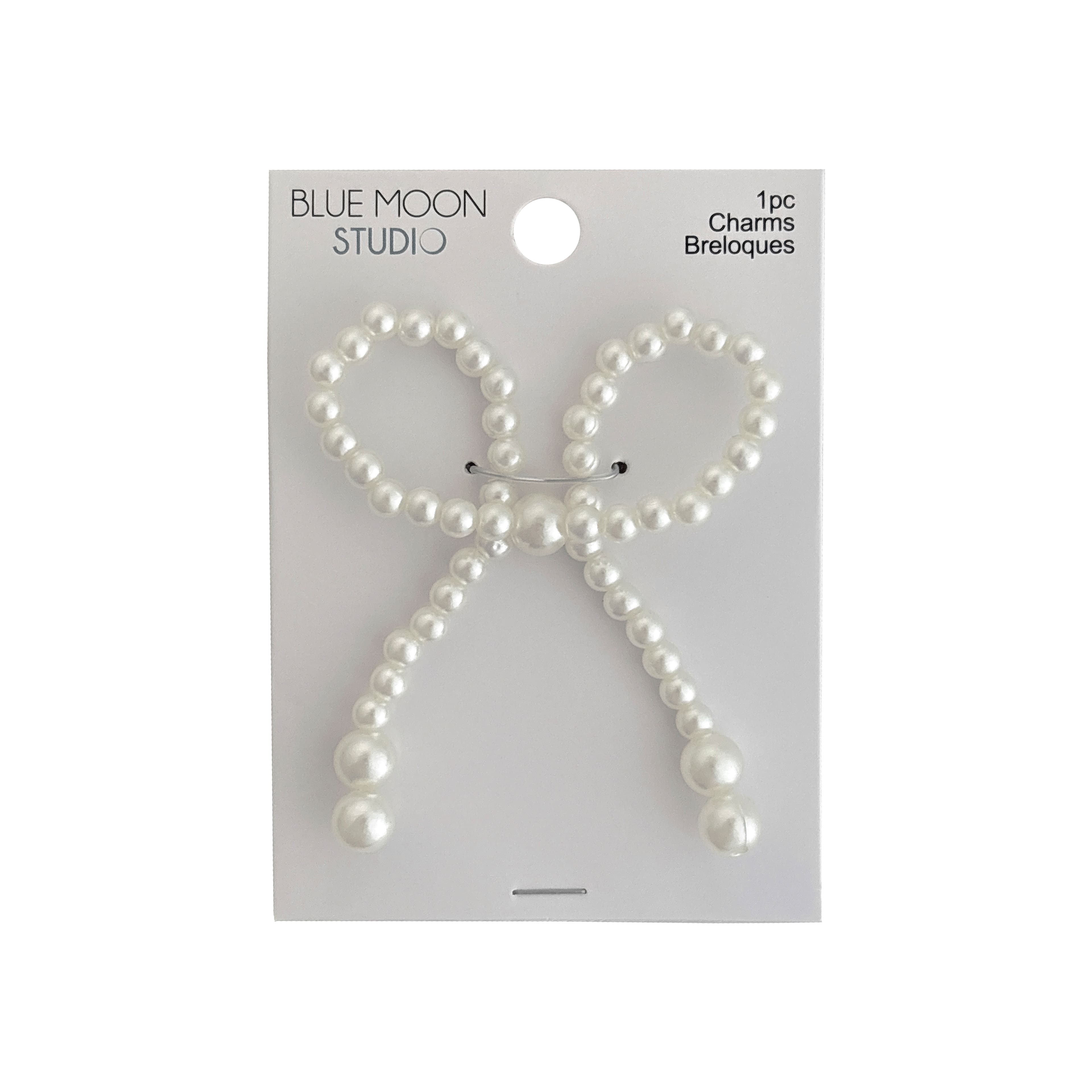 Blue Moon Studio™ Pearl Beaded Bow Charm