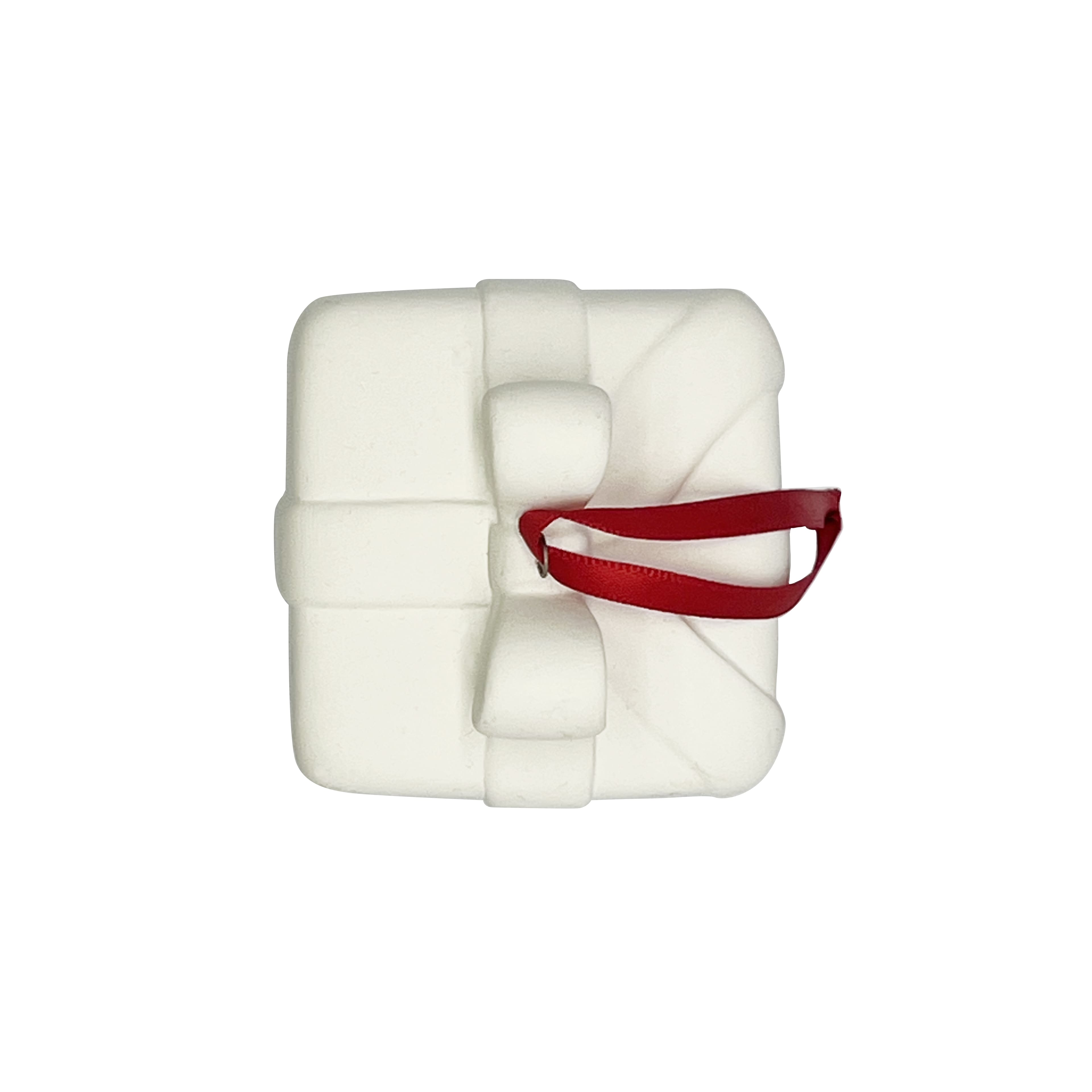 3.5&#x22; DIY Ceramic 3D Present Ornament by Make Market&#xAE;