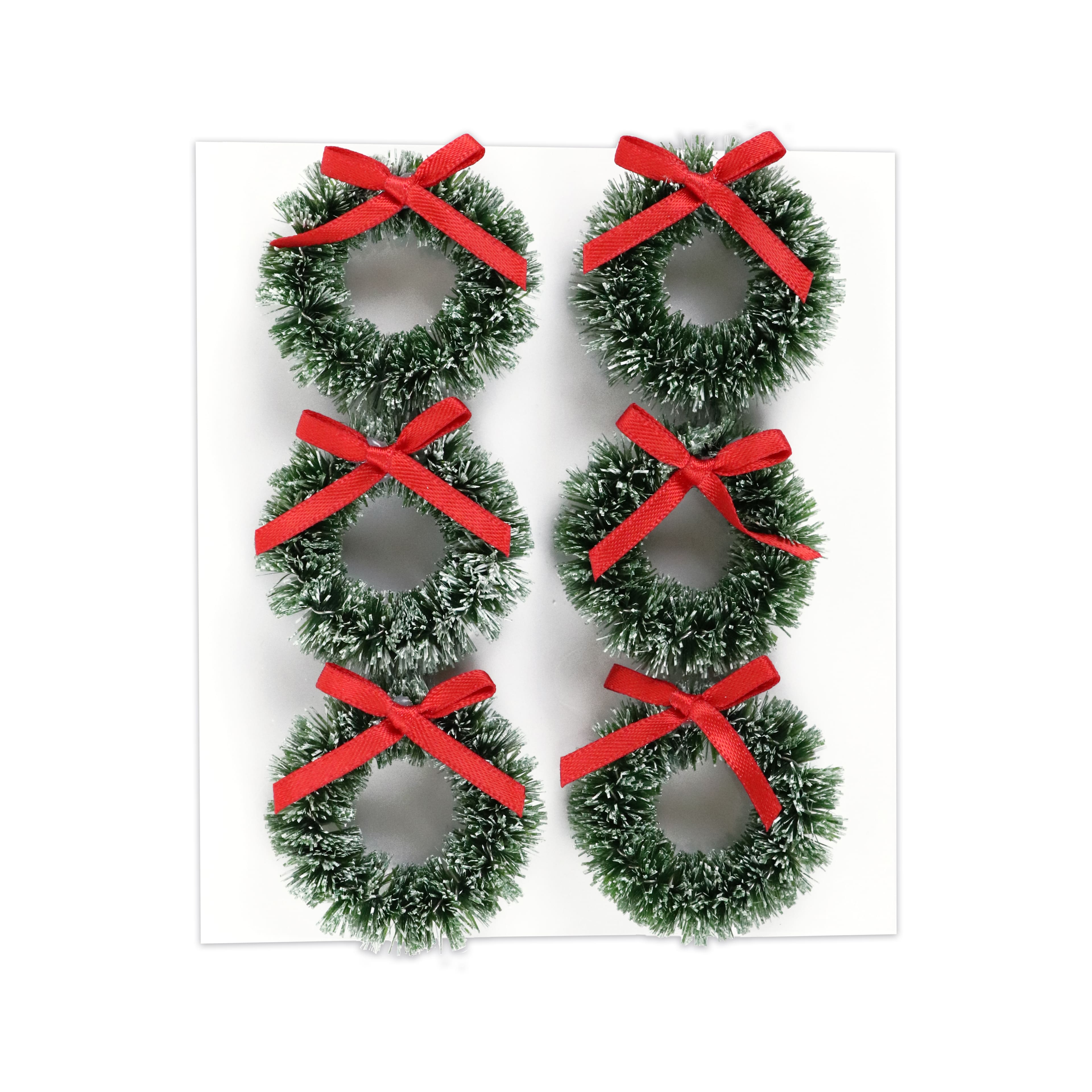 Green &#x26; Red Wreath Dimensional Stickers by Recollections&#x2122;