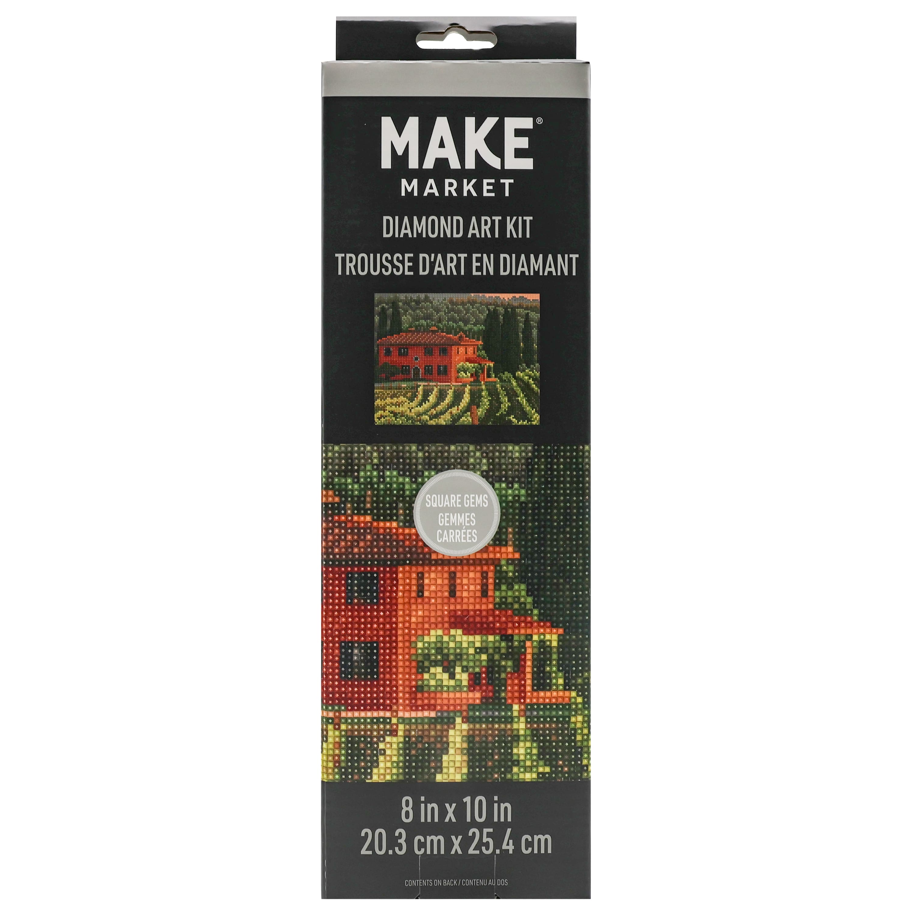8" x 10" Villa & Winery Diamond Art Kit by Make Market®