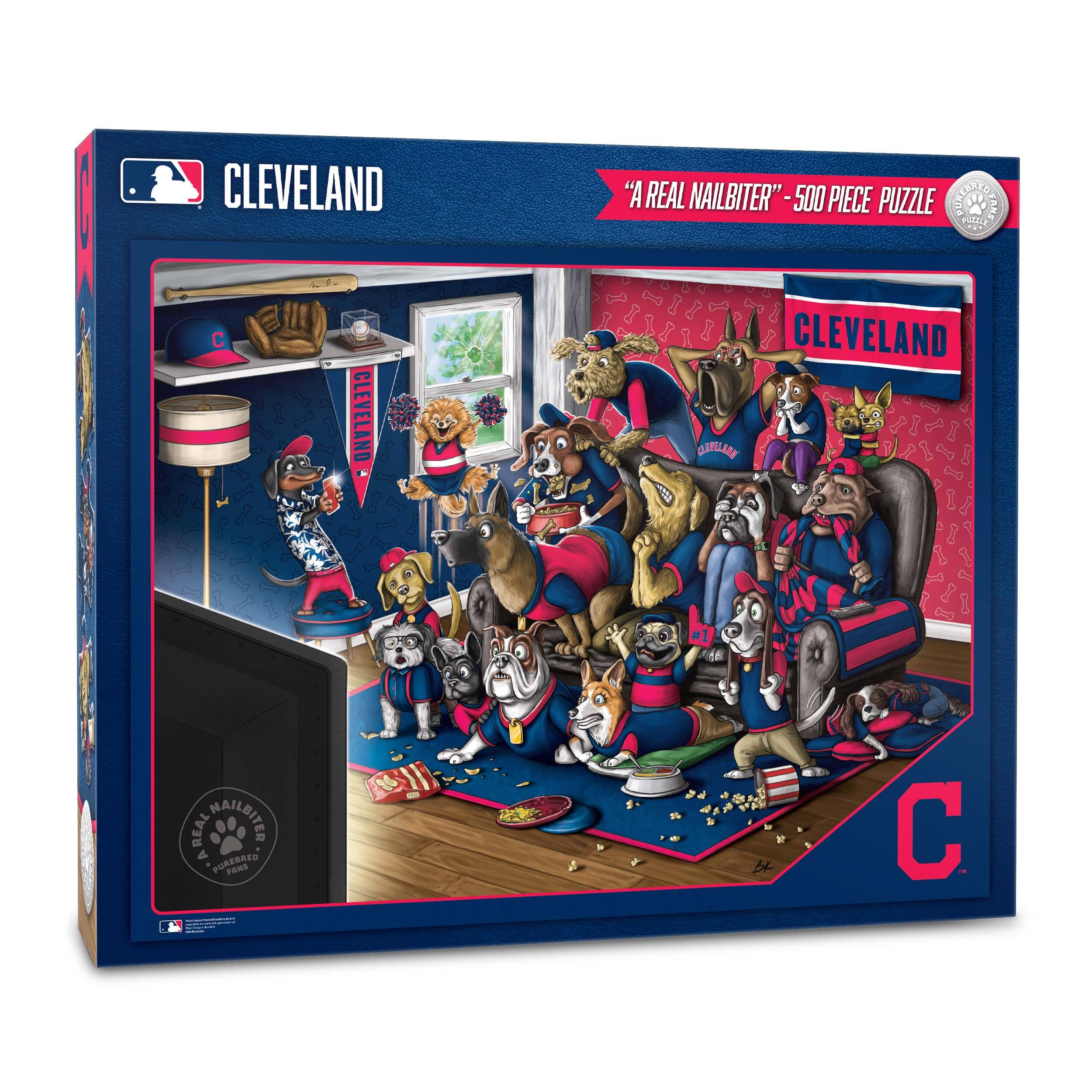 MLB Purebred Fans A Real Nailbiter 500 Piece Puzzle