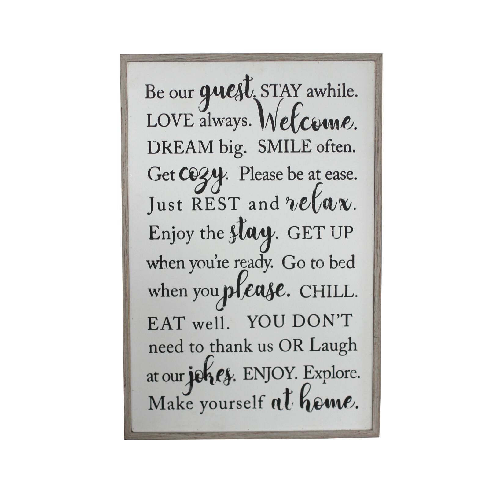 Be Our Guest Wall Sign By Ashland Michaels