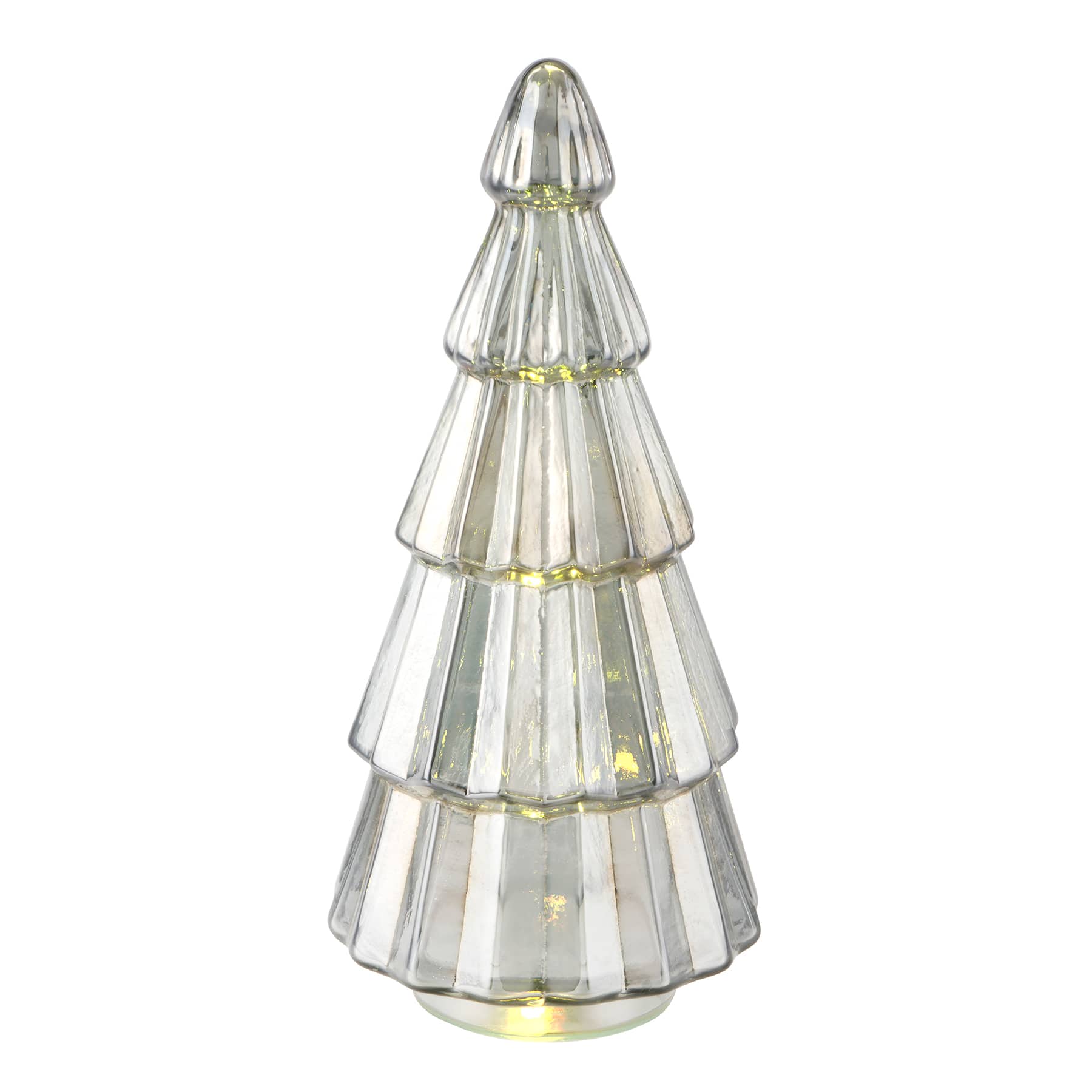 16&#x22; Silver Glass Tree Tabletop D&#xE9;cor by Ashland&#xAE;