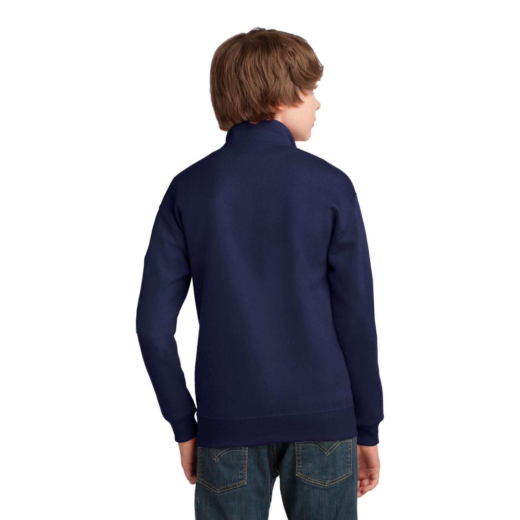 JERZEES® NuBlend® 1/4 Zip Cadet Collar Youth Sweatshirt