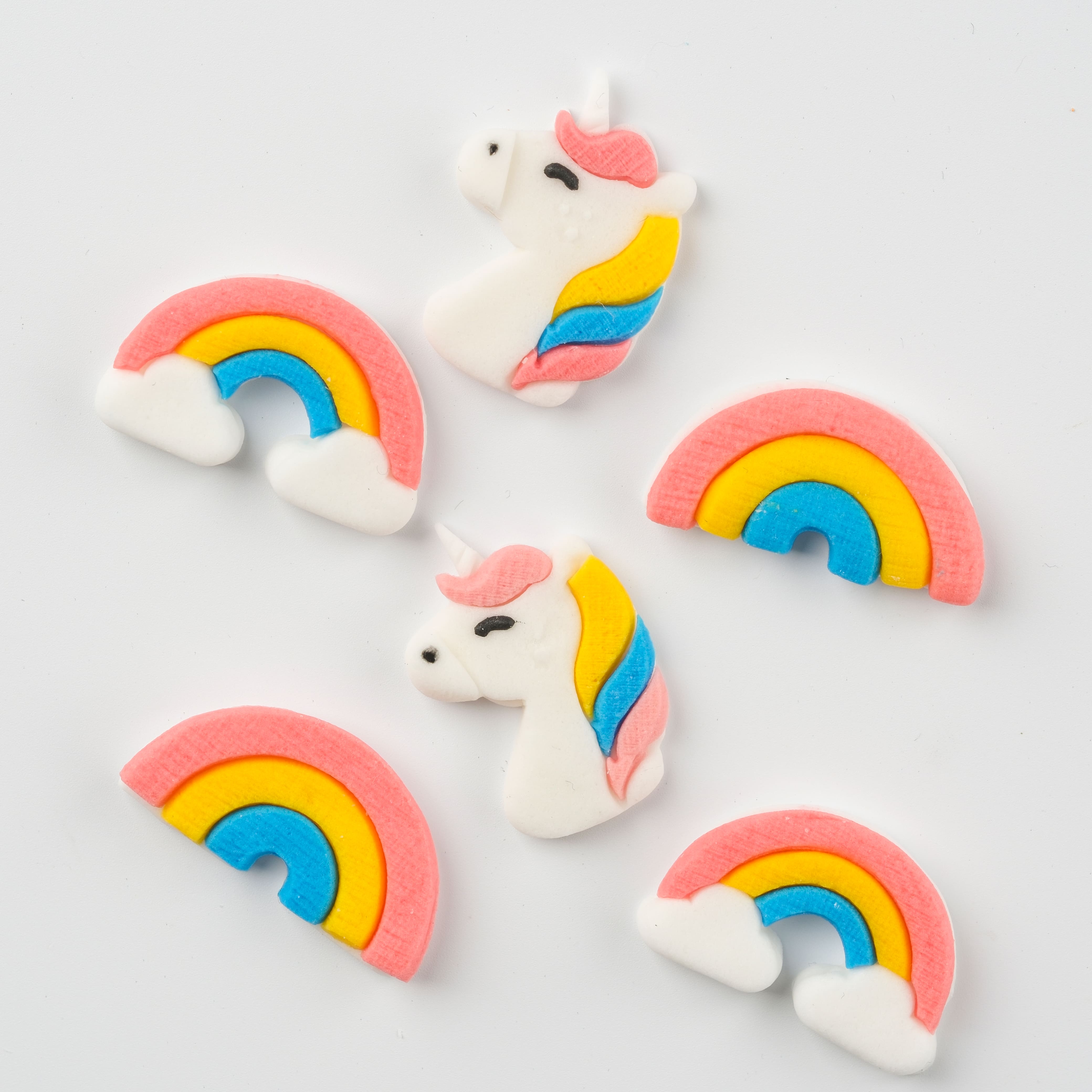 PME Cake Sweet Street&#xAE; Unicorn &#x26; Rainbow Icing Decorations