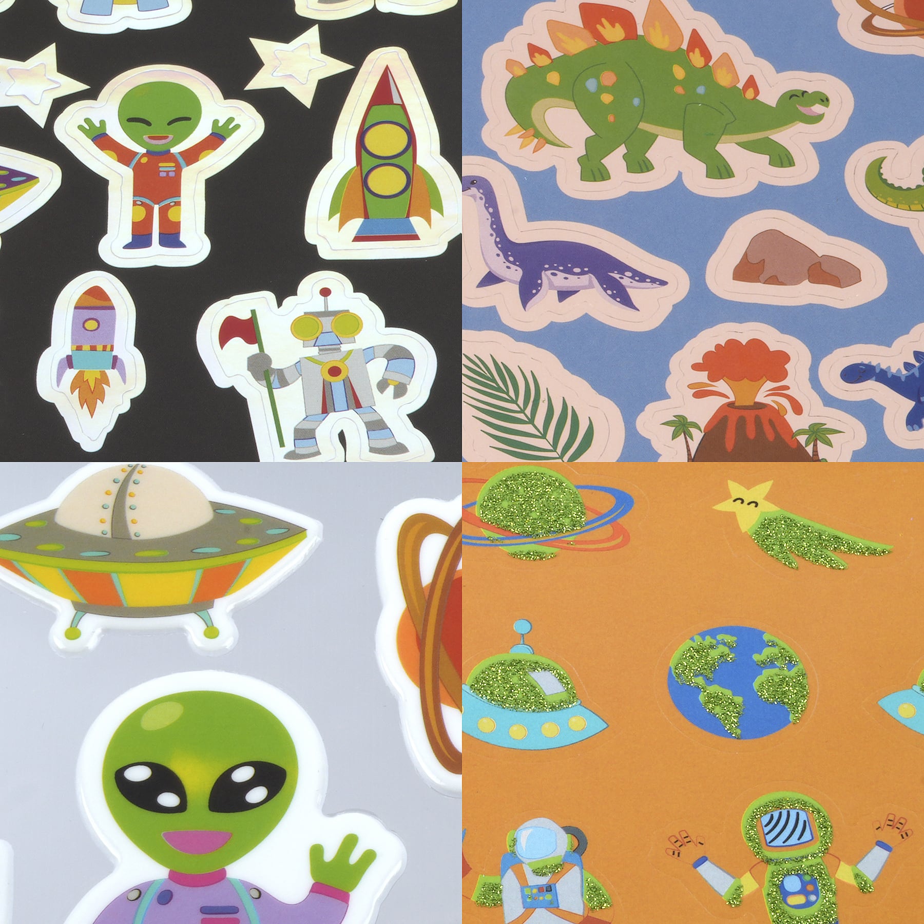Dinos & Space Mega Sticker Book by Creatology™