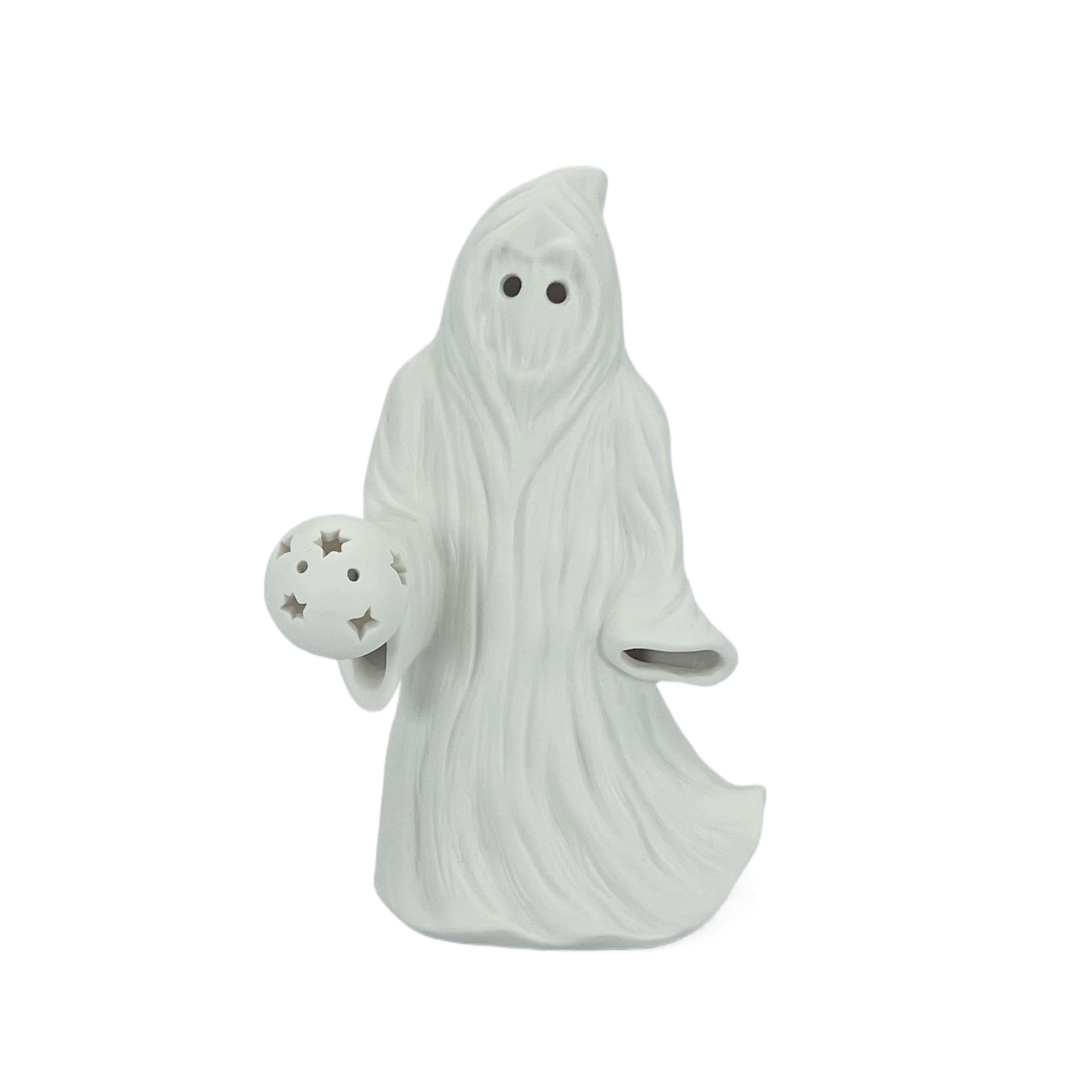 7.75&#x22; DIY Ceramic LED Hooded Figure D&#xE9;cor by Make Market&#xAE;